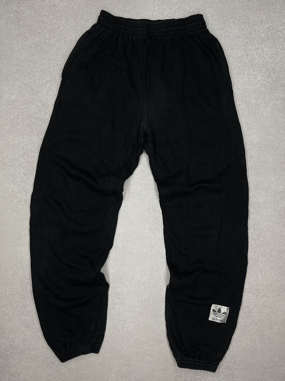 Rare Vintage Adidas Sweatpants Black License Made in UK Y2K