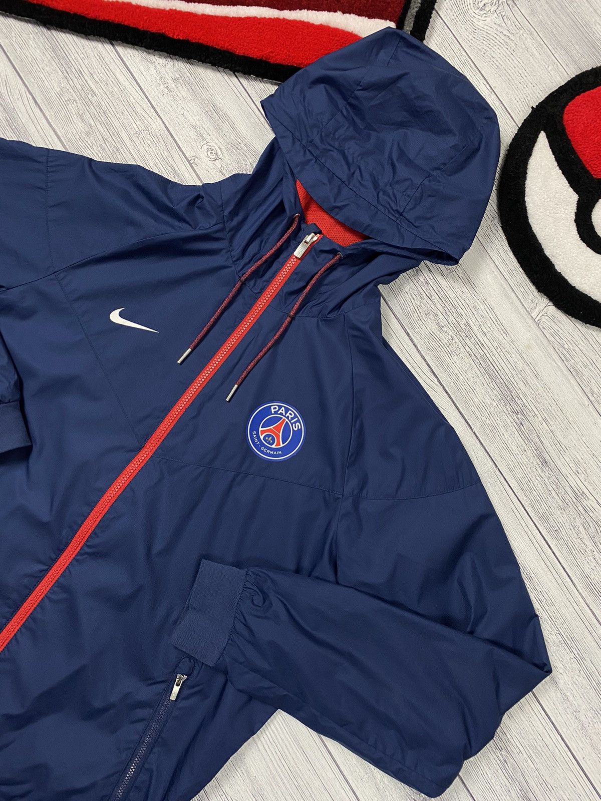 Nike Nike Paris Saint Germain PSG football jersey light jacket Size US M / EU 48-50 / 2 - 2 Thumbnail