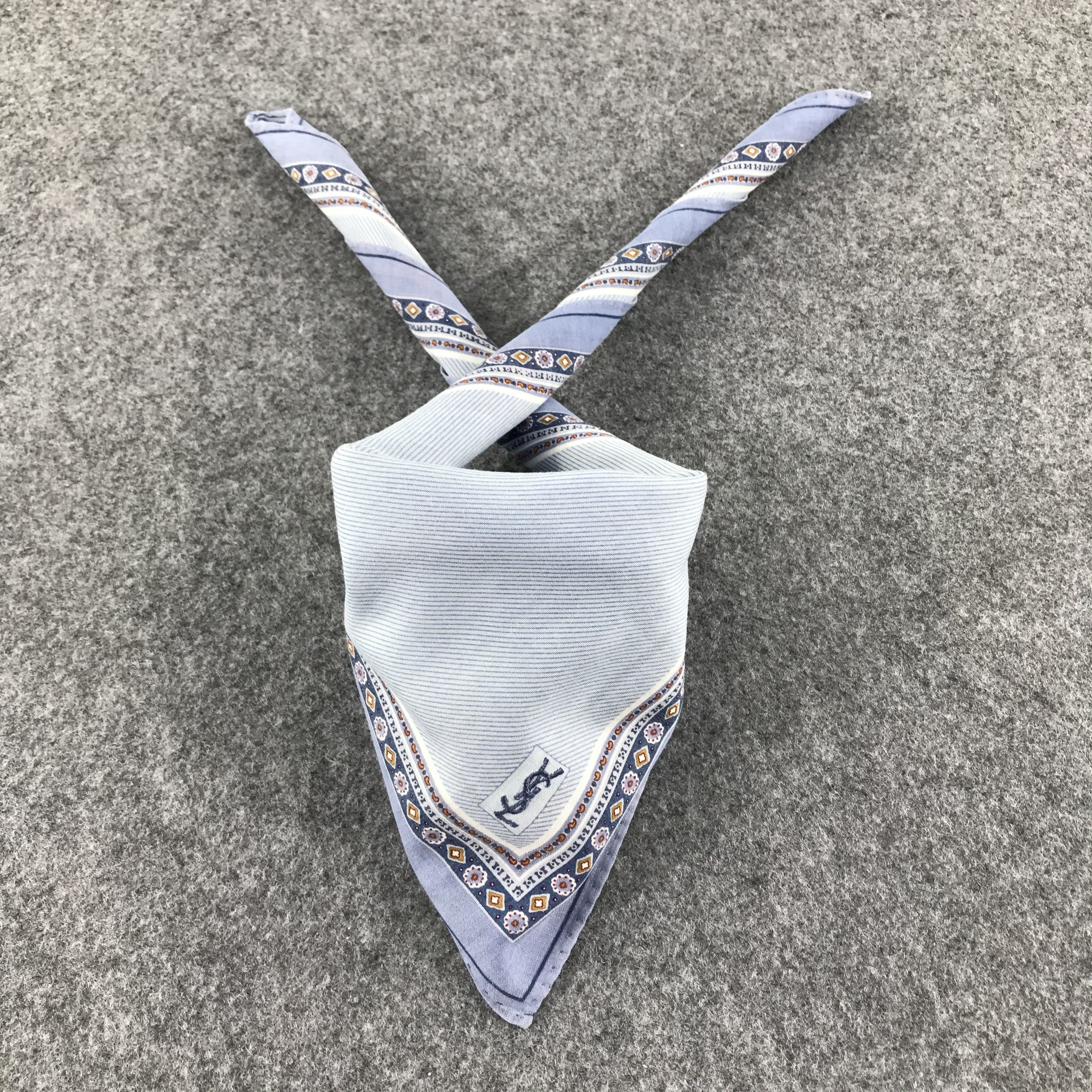 Yves Saint Laurent YSL Handkerchief Neckerchief Bandana H261 Size ONE SIZE - 2 Thumbnail