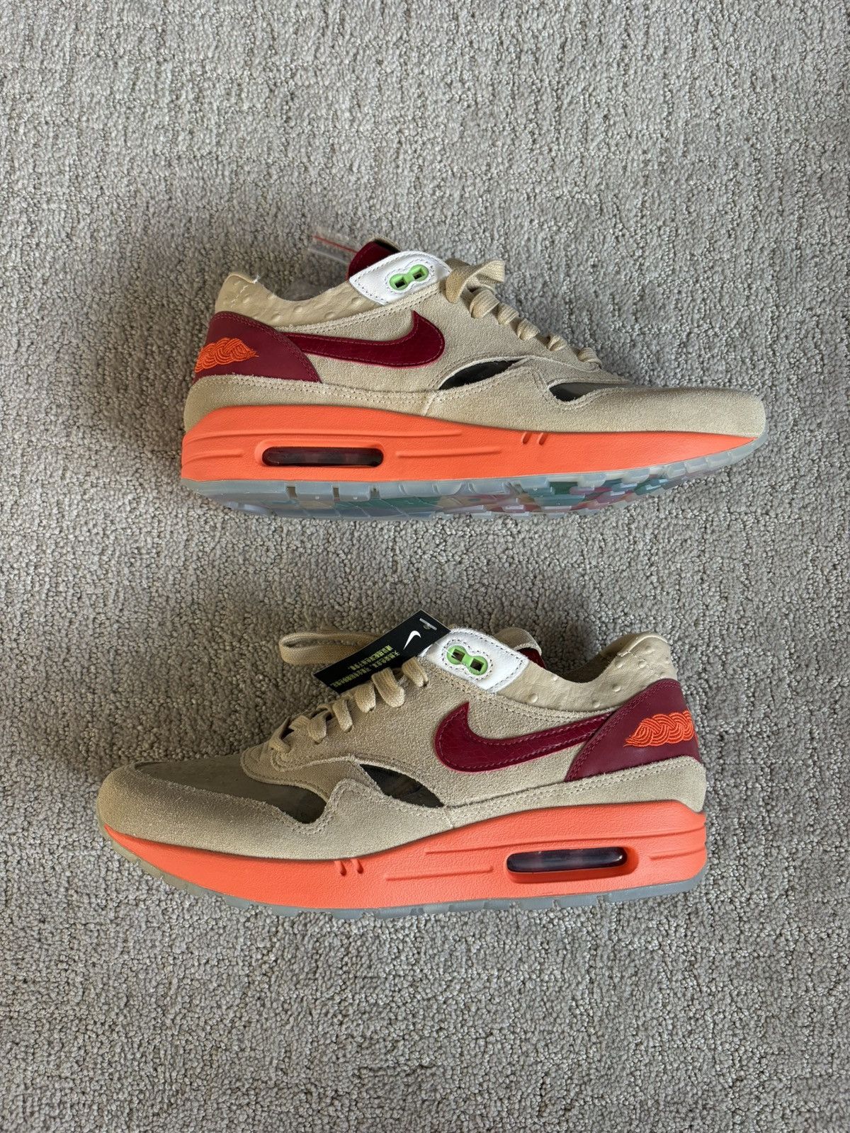 CLOT × Nike Nike x CLOT Air Max 1 Size US 9.5 / EU 42-43 - 2 Thumbnail