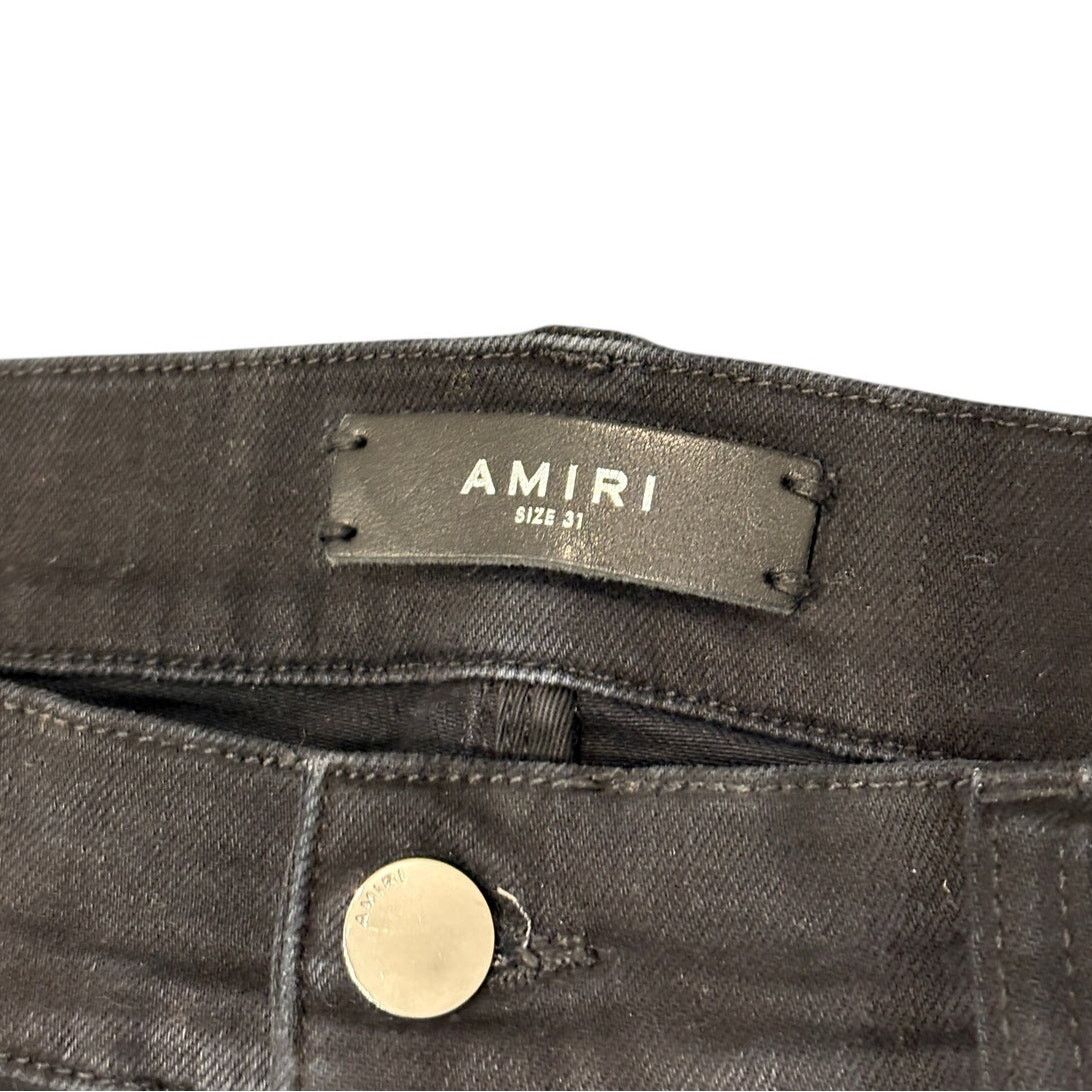 Amiri Amiri Bandana Thrasher Jeans faded black | Size 31 Size US 31 - 3 Thumbnail