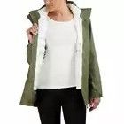 Designer Gerry Ladies 3 in 1 Rain Systems Green Hooded Lined Jacket C Size S / US 4 / IT 40 - 5 Thumbnail