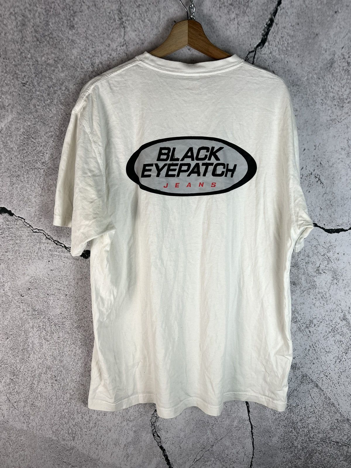 BlackEyePatch Black Eye Patch big logo spell out Japanese skate tshirt Size US XL / EU 56 / 4 - 2 Thumbnail