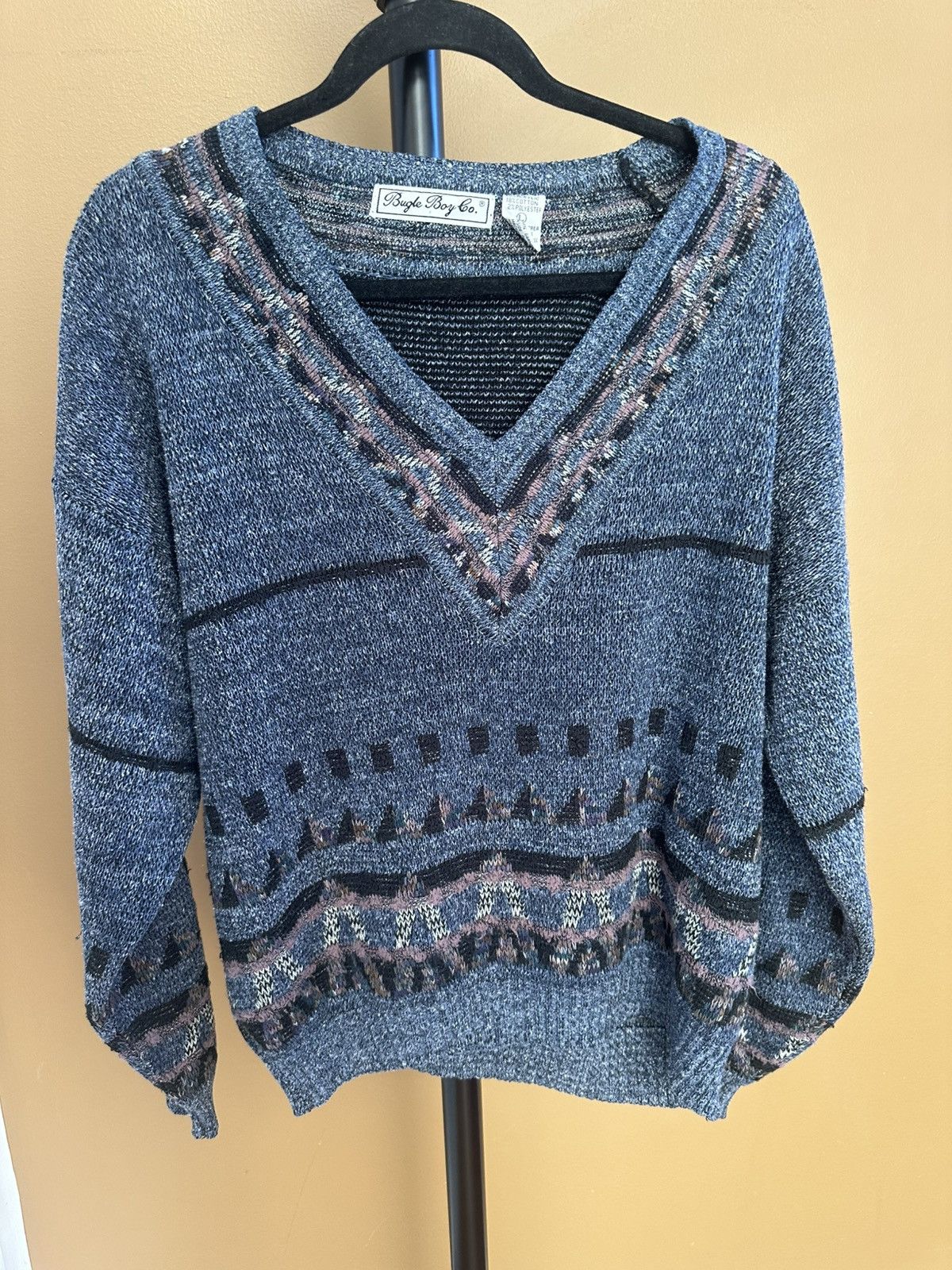Bugle Boy VINTAGE BUGLE BOY SWEATER Size US L / EU 52-54 / 3 - 1 Thumbnail