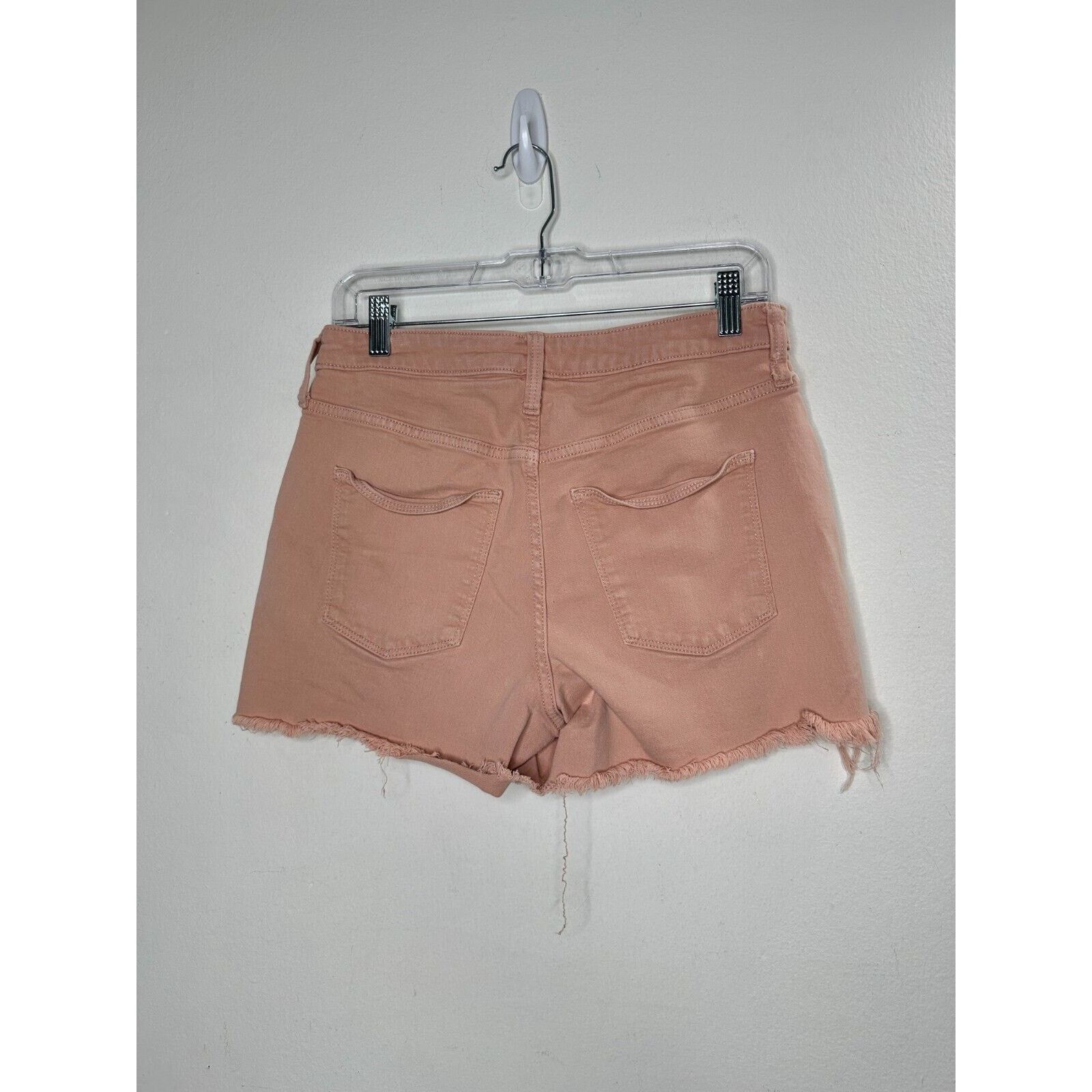 Other Universal Thread Peach High Rise Cut Off Raw Hem Shorts Size 29" - 4 Thumbnail