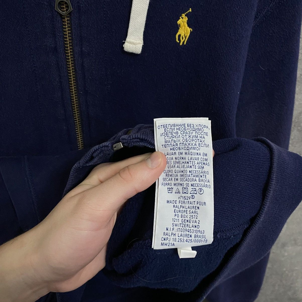 Polo Ralph Lauren Vintage Polo Ralph Lauren Zip Hoodie Size US M / EU 48-50 / 2 - 11 Thumbnail