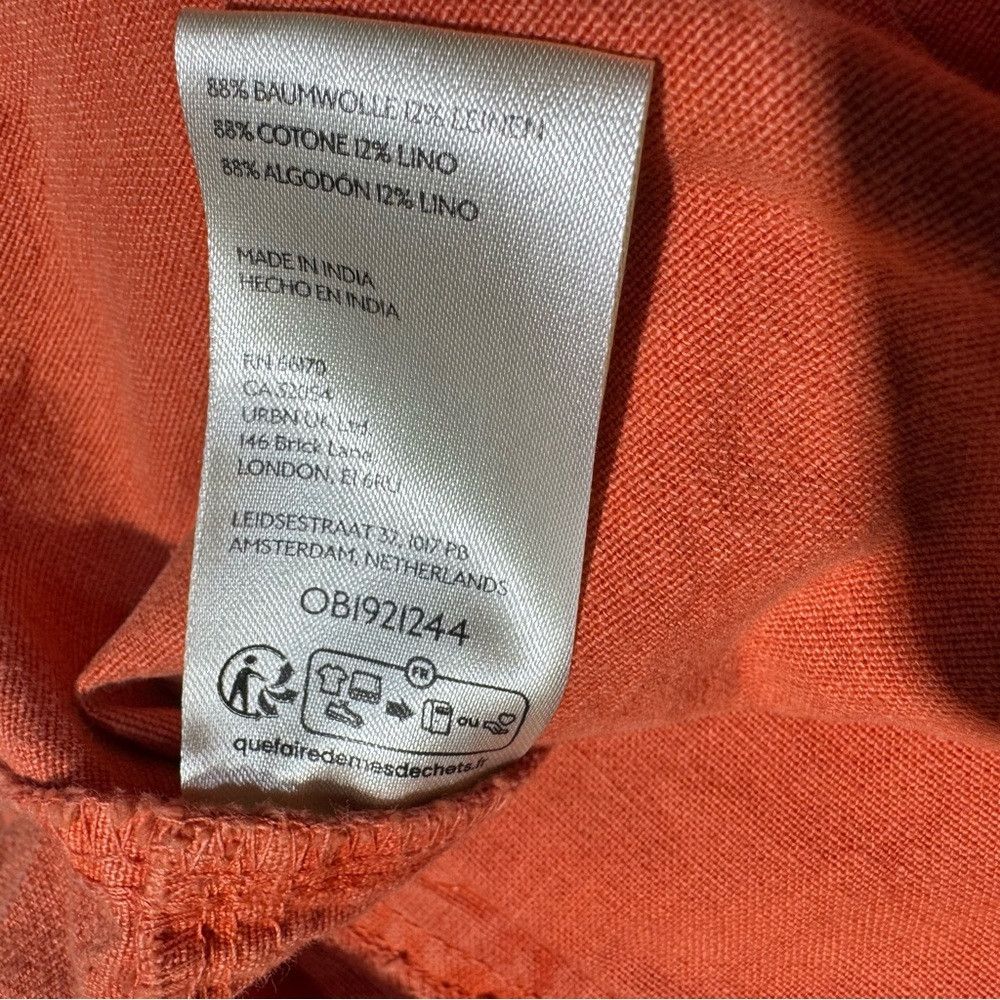 Free People New Free People Sweet Talk Chino Red Mango Pants Size 10 Size 32" / US 10 / IT 46 - 8 Thumbnail