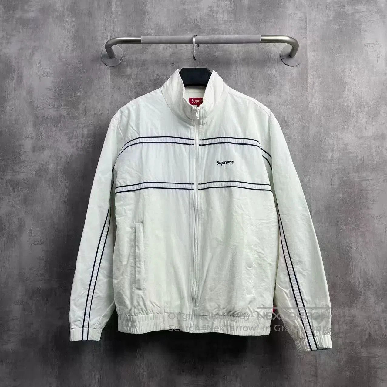 Ducati × Supreme Supreme Ducati Track Jersey light grey jacket 