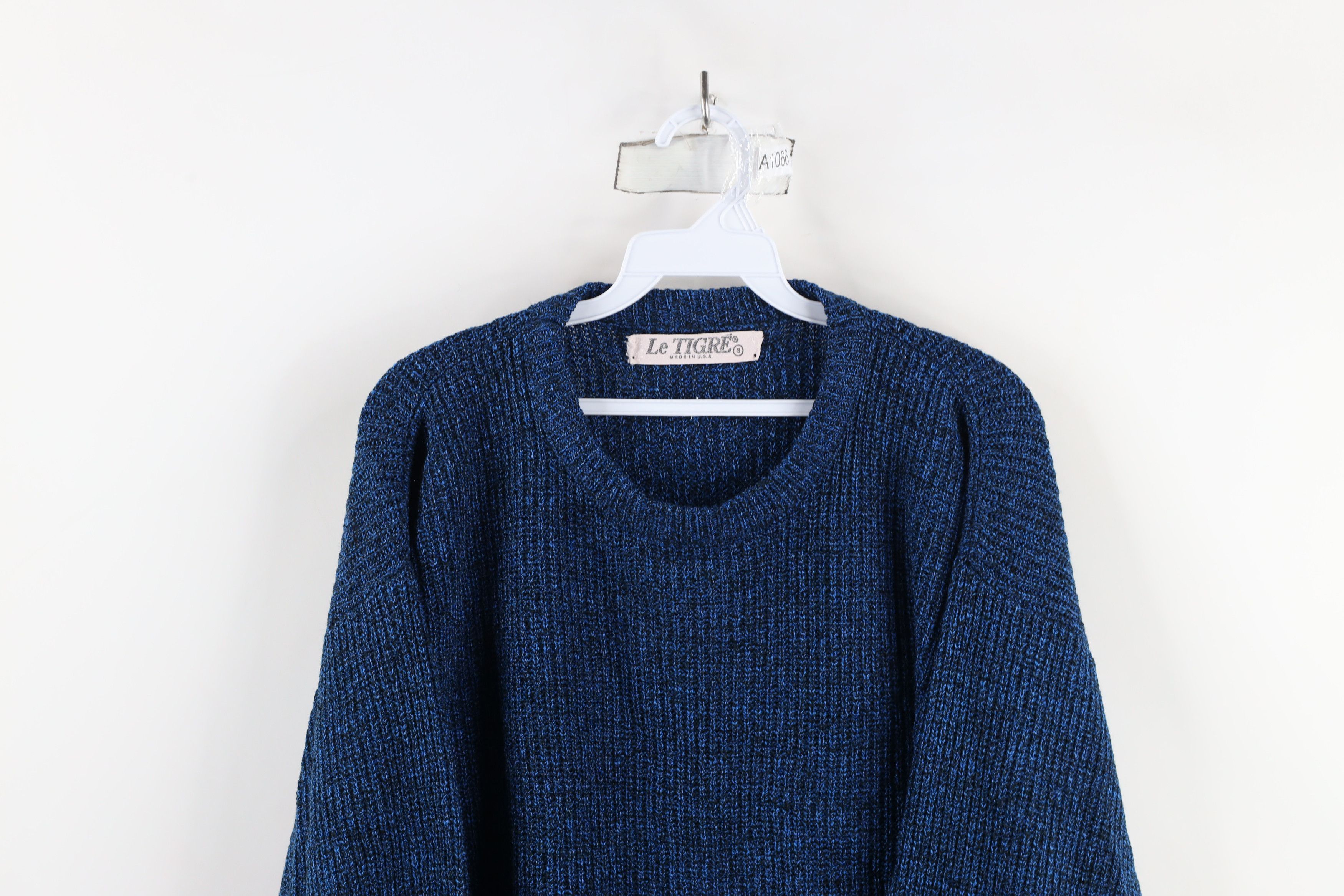 Vintage Vintage 90s Streetwear Thin Ribbed Knit Crewneck Sweater USA Size US S / EU 44-46 / 1 - 2 Thumbnail