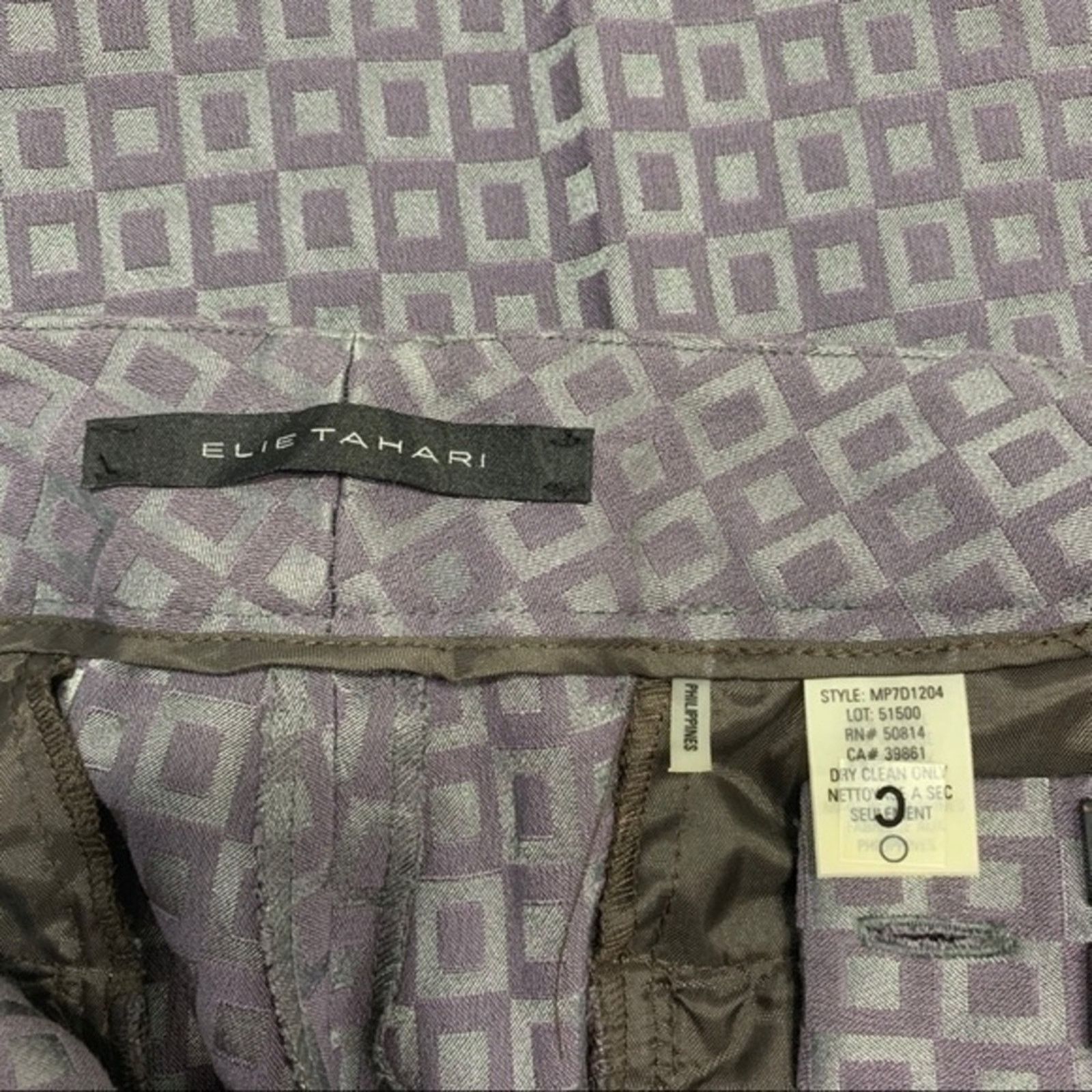 Elie Tahari Elie Tahari Pants in Olive Green | Size 6 Size 28" / US 6 / IT 42 - 4 Thumbnail