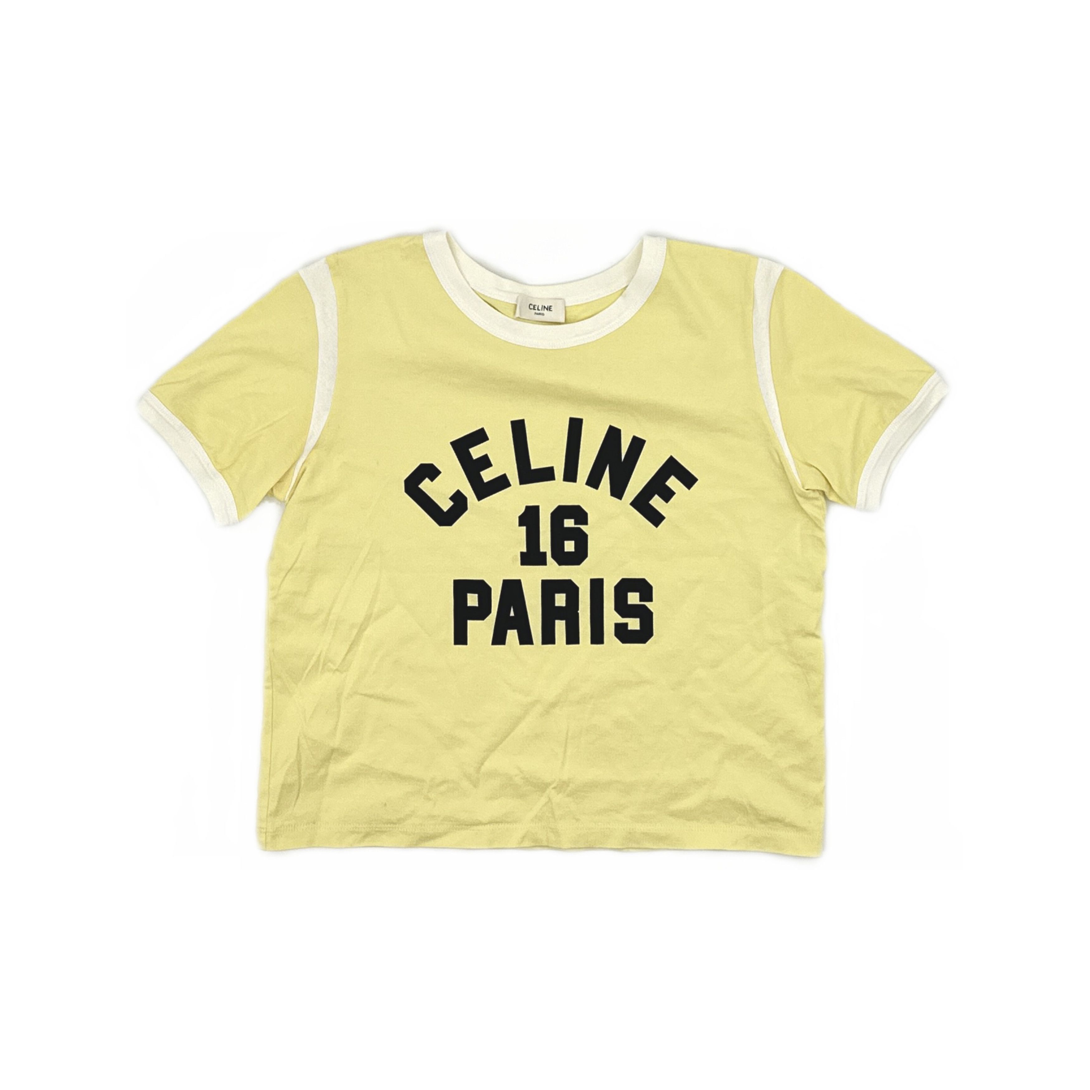 Celine Celine 16 Logo Ringer T-Shirt Size S Size S / US 4 / IT 40 - 1 Thumbnail