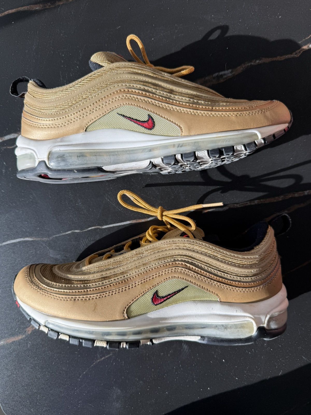 Nike Nike Air Max 97 OG Gold Size US 9 / EU 42 - 4 Thumbnail
