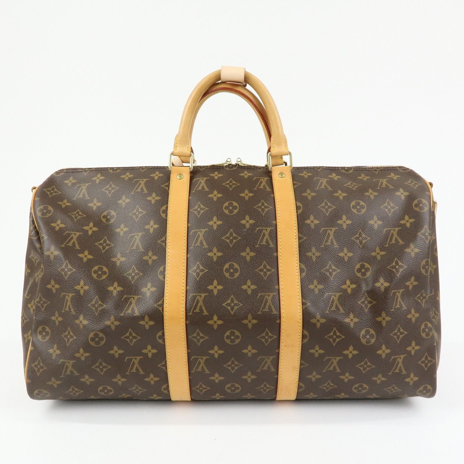 Louis Vuitton Louis Vuitton Monogram Keepall Bandouliere 50 Duffle Bag Size ONE SIZE - 2 Thumbnail