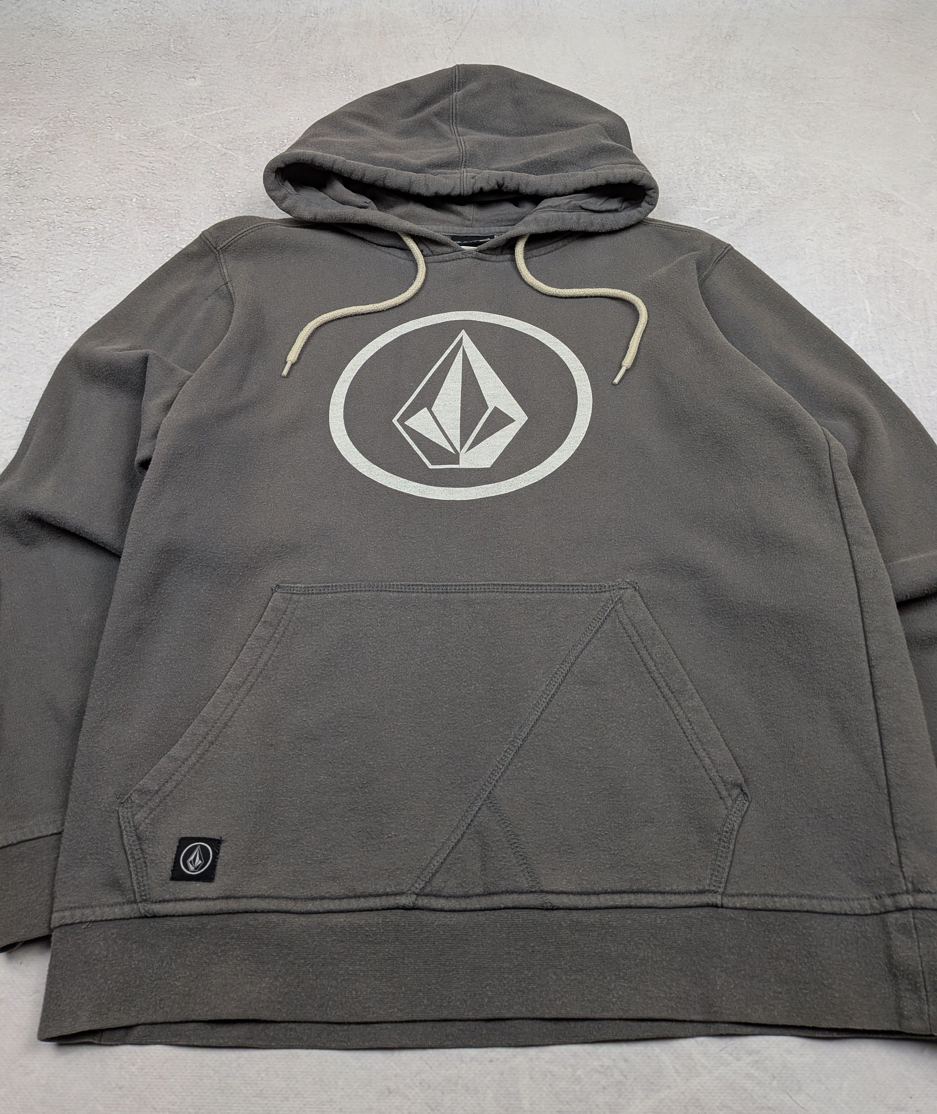 Volcom Volcom Stone Grey Hoodie Skater Aesthetic Grunge Size S/M Size US S / EU 44-46 / 1 - 2 Thumbnail
