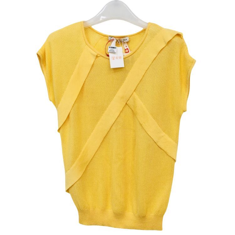 Dior Christian Dior Yellow Knit Tank Top Size M Size M / US 6-8 / IT 42-44 - 1 Thumbnail