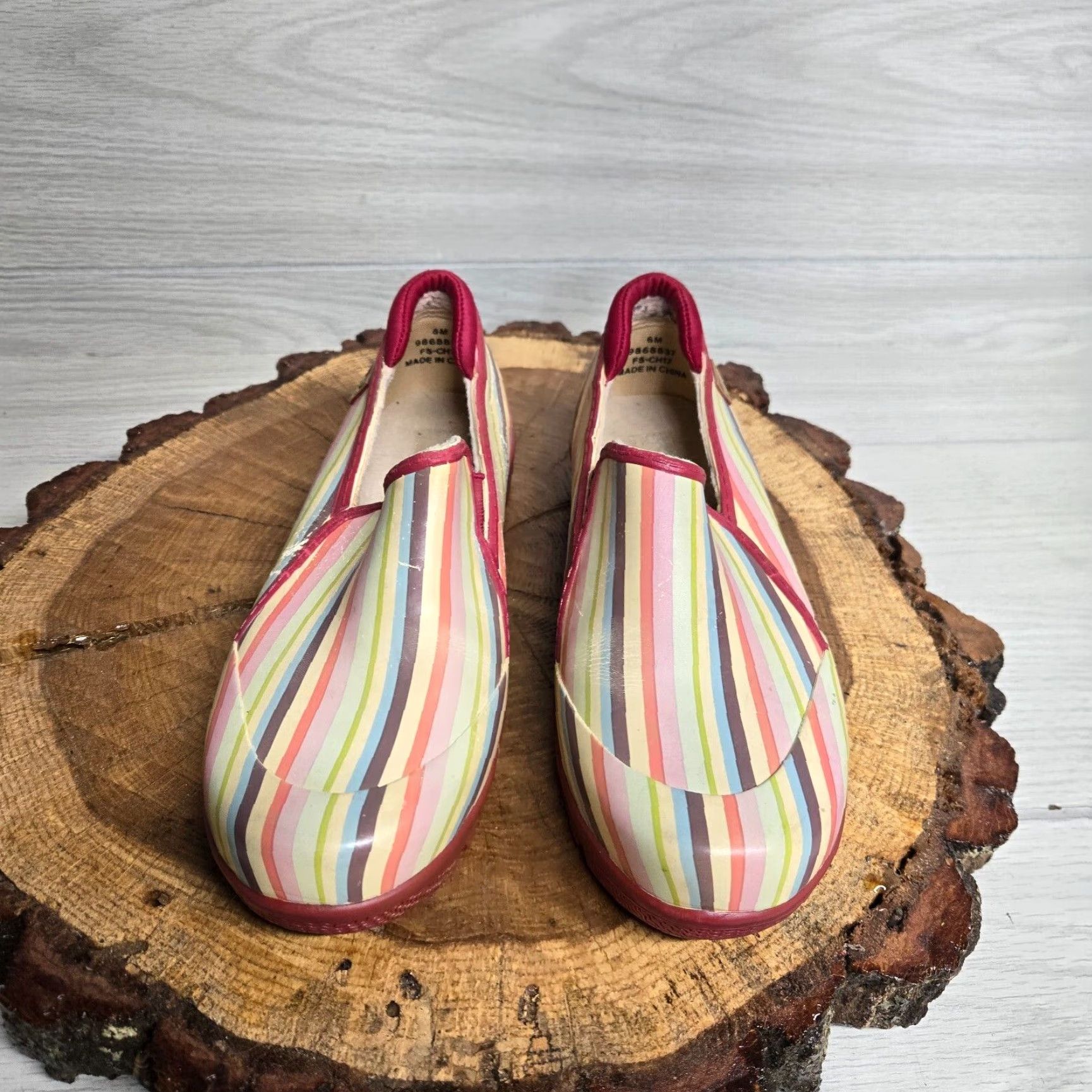 Sperry SPERRY Women’s Shoes Boots Ankle Waterproof Rubber Duck Boot Leather Collar Size 6 Multicolor Rain Boot Womens Size M / US 6-8 / IT 42-44 - 3 Thumbnail