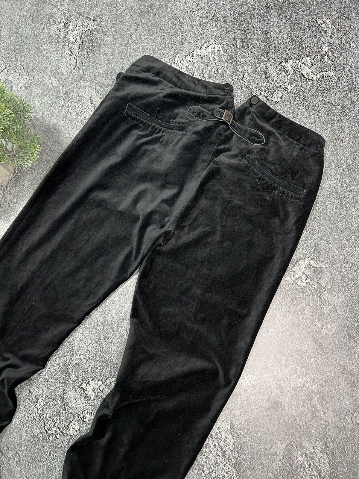 Joseph Joseph velvet pants Women’s Black Velour Luxury Size 28" / US 6 / IT 42 - 16 Thumbnail
