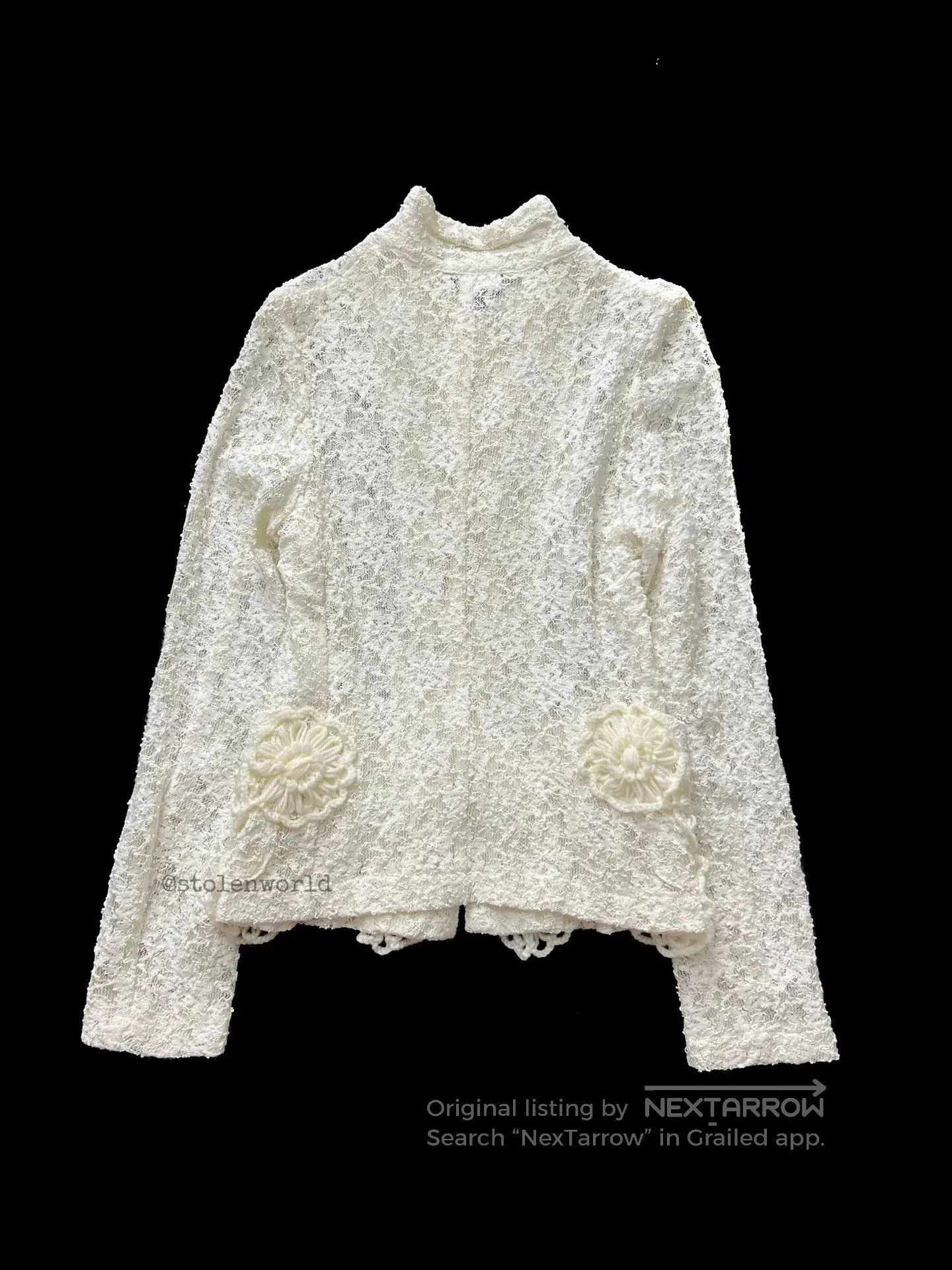 Comme des Garcons comme des garcons lace hook cardigan. Size M / US 6-8 / IT 42-44 - 4 Thumbnail