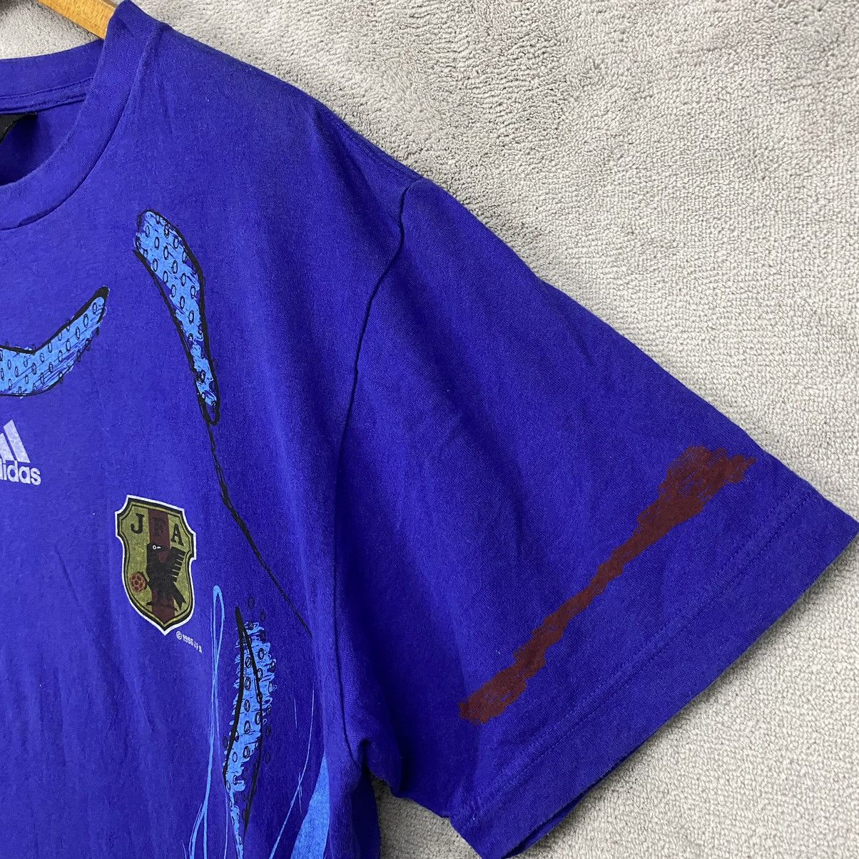 Adidas × Vintage Vintage T-Shirt Adidas x Japan Football 1996 JFA Size US M / EU 48-50 / 2 - 2 Thumbnail