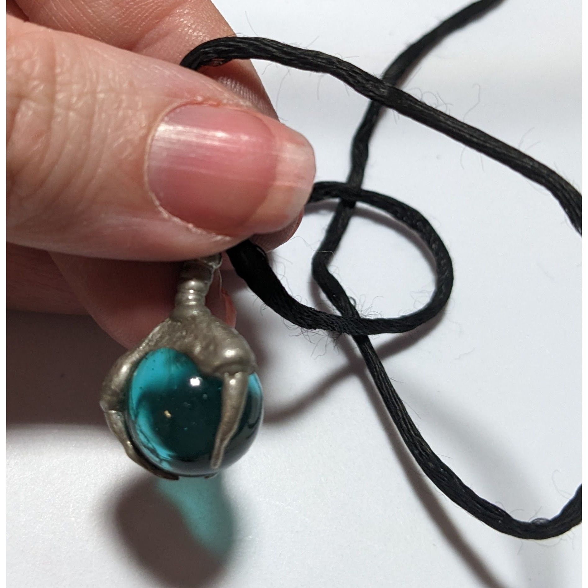Other Vintage 90s Dragon Claw Pendant Necklace Size ONE SIZE - 8 Thumbnail