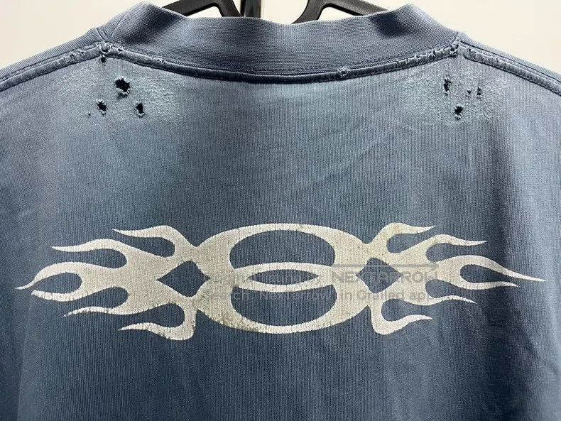 Balenciaga Balenciaga Letter Print Round Neck Short Sleeve T-Shirt, B Size US M / EU 48-50 / 2 - 7 Thumbnail