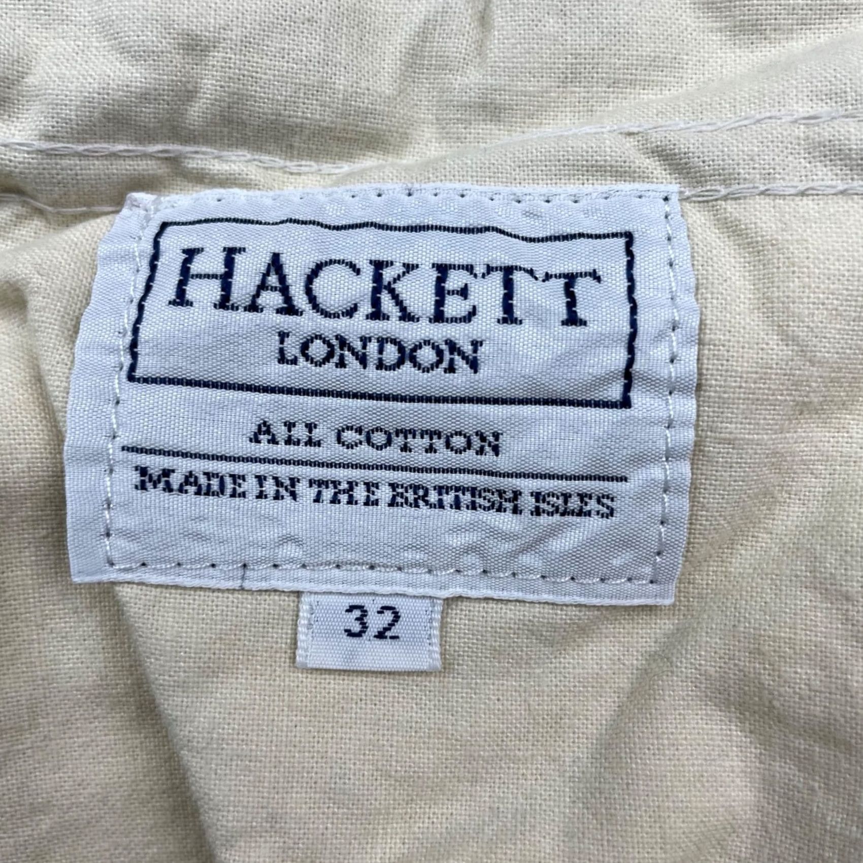 Hackett Hackett London Men's Chino Pants Navy Blue 100% Cotton Button-Fly Straight Front 32x30 Regular Size 32 Mens Size US 32 / EU 48 - 5 Thumbnail