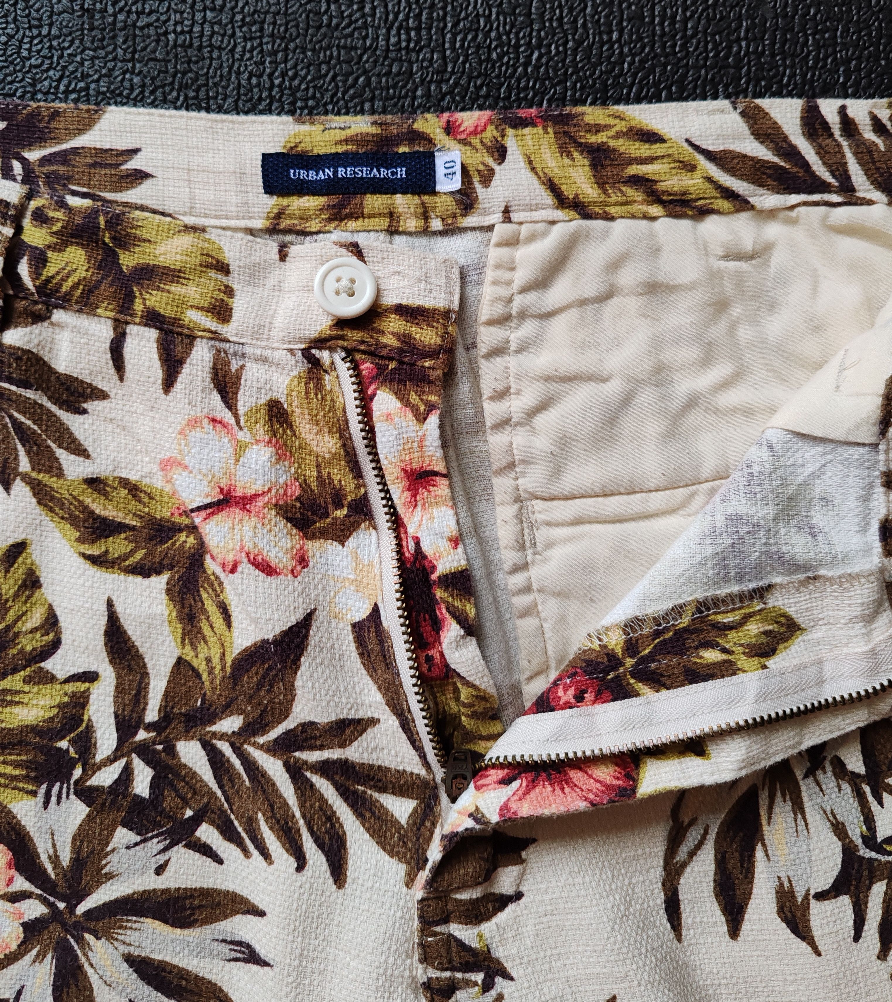 URBAN RESEARCH DOORS URBAN RESEARCH Floral Linen Shorts size 34 Size US 34 / EU 50 - 9 Thumbnail