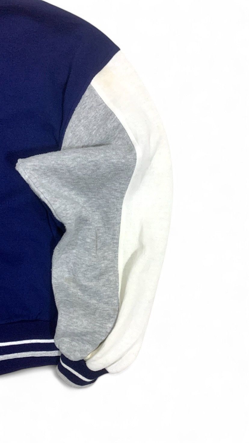 Nike × Vintage Vintage 90s Nike Bomber Varsity Jacket Zip Up Size US L / EU 52-54 / 3 - 8 Thumbnail