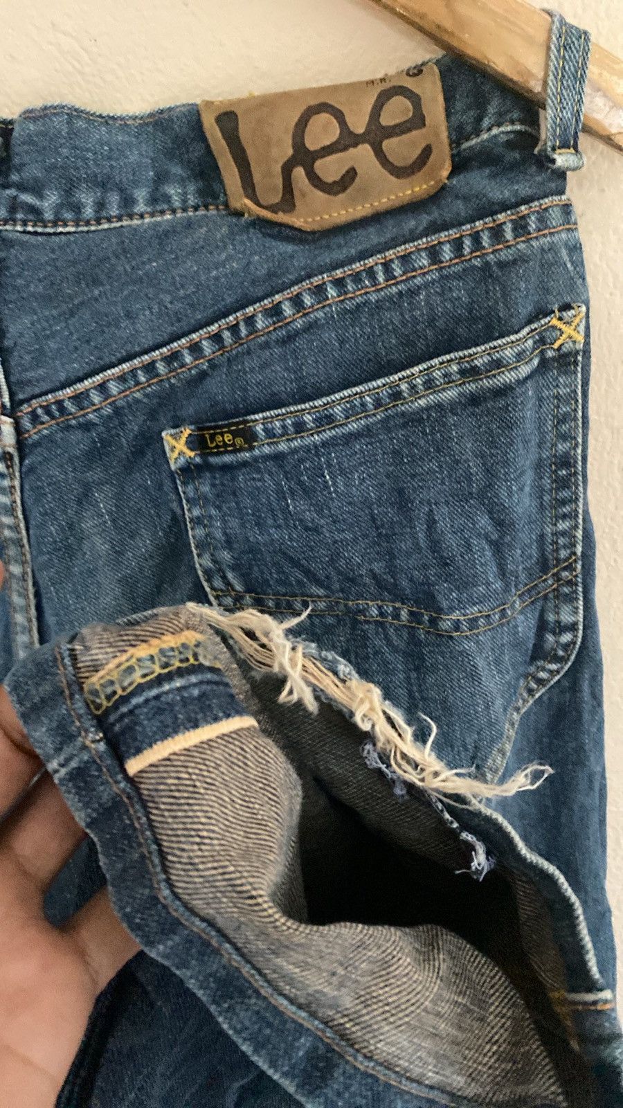 Lee Lee Riders Sanforized Half Selvedge Denim Size US 31 - 5 Thumbnail