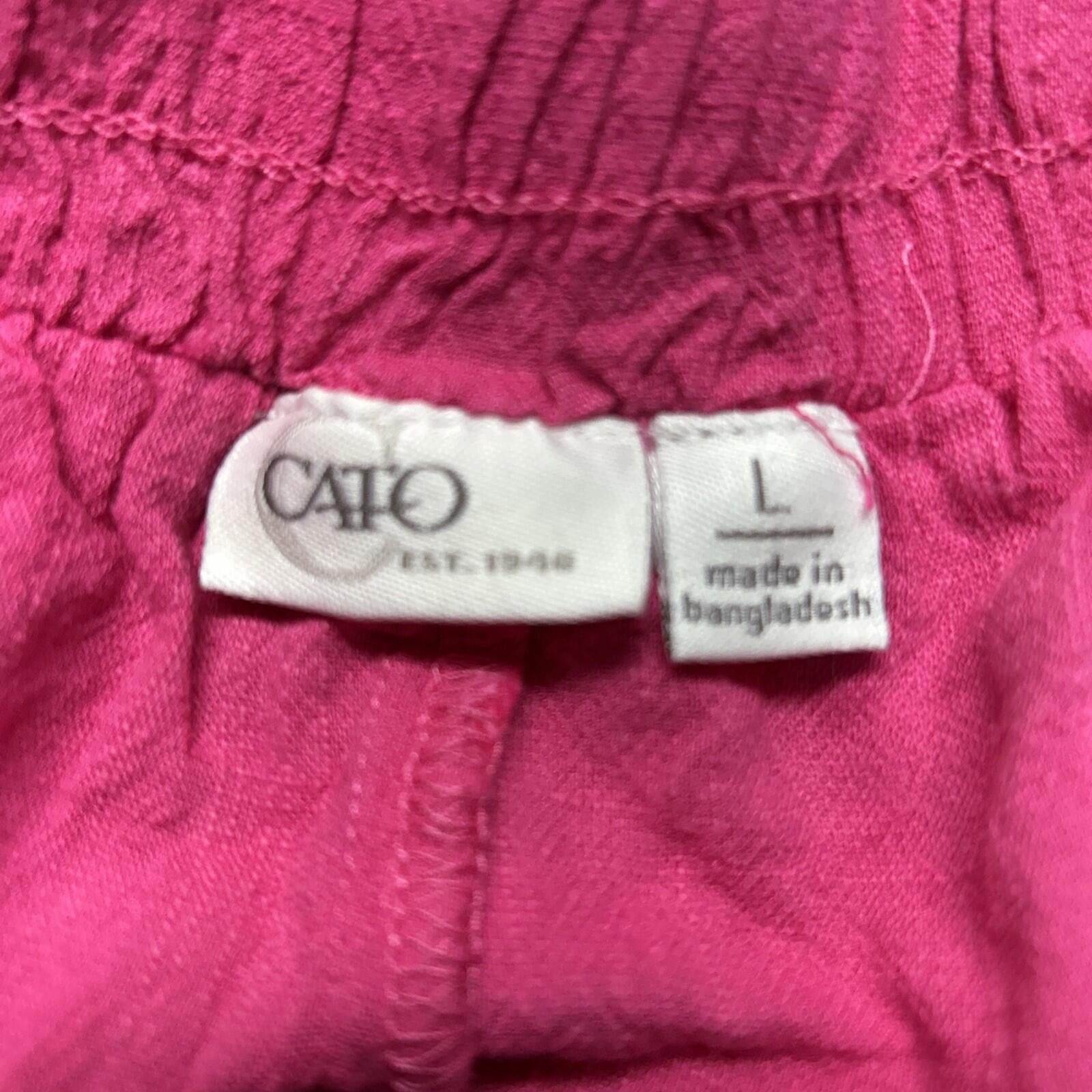 Cartoon Network CATO Wrap Skirt Ruffle Casual Bow Coral Pink L Fairy Preppy Size 36" / US 14 / IT 50 - 4 Thumbnail