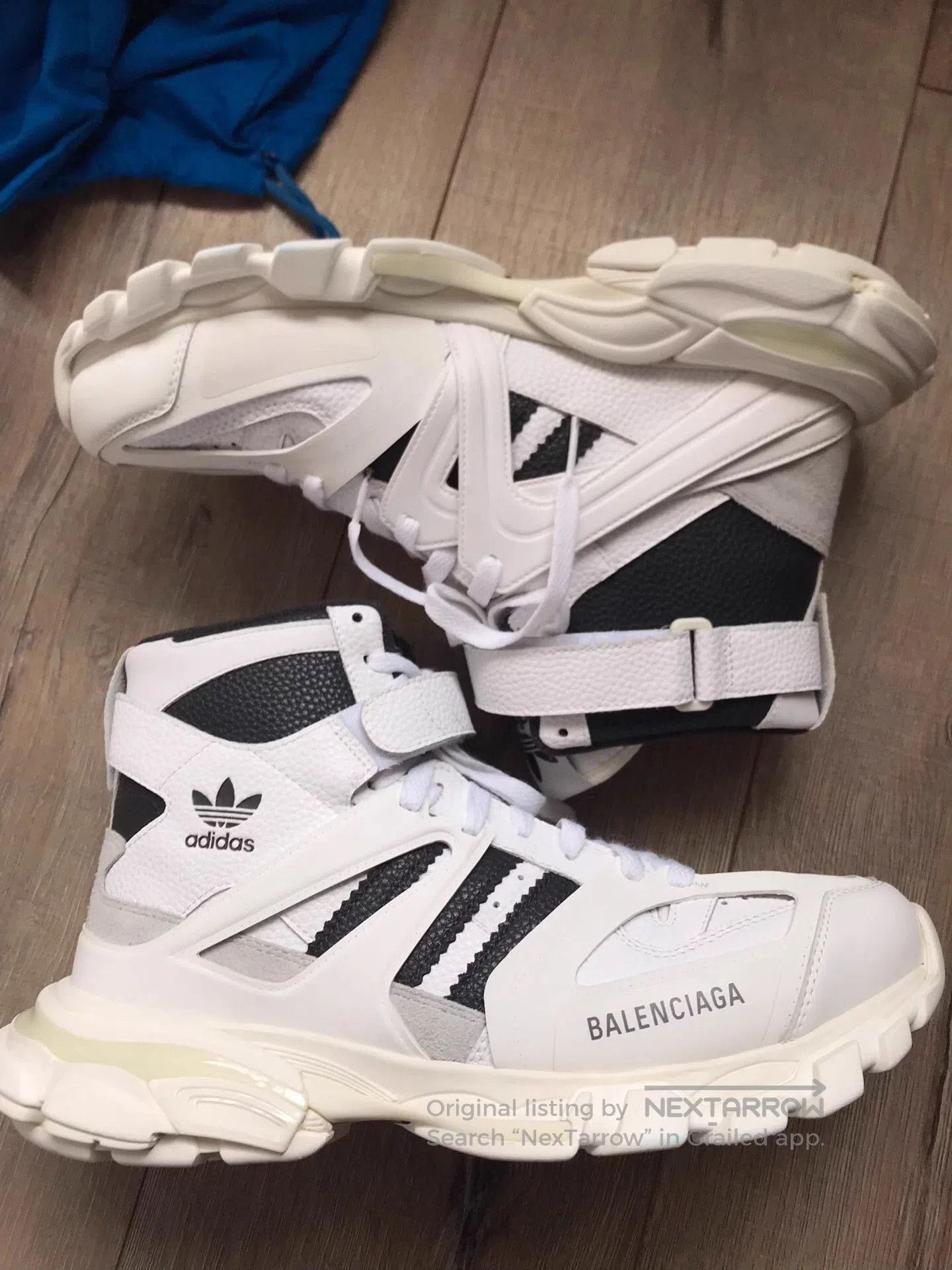 Balenciaga White High-Top Sneakers Size 10. Size US 10 / EU 43 - 6 Thumbnail
