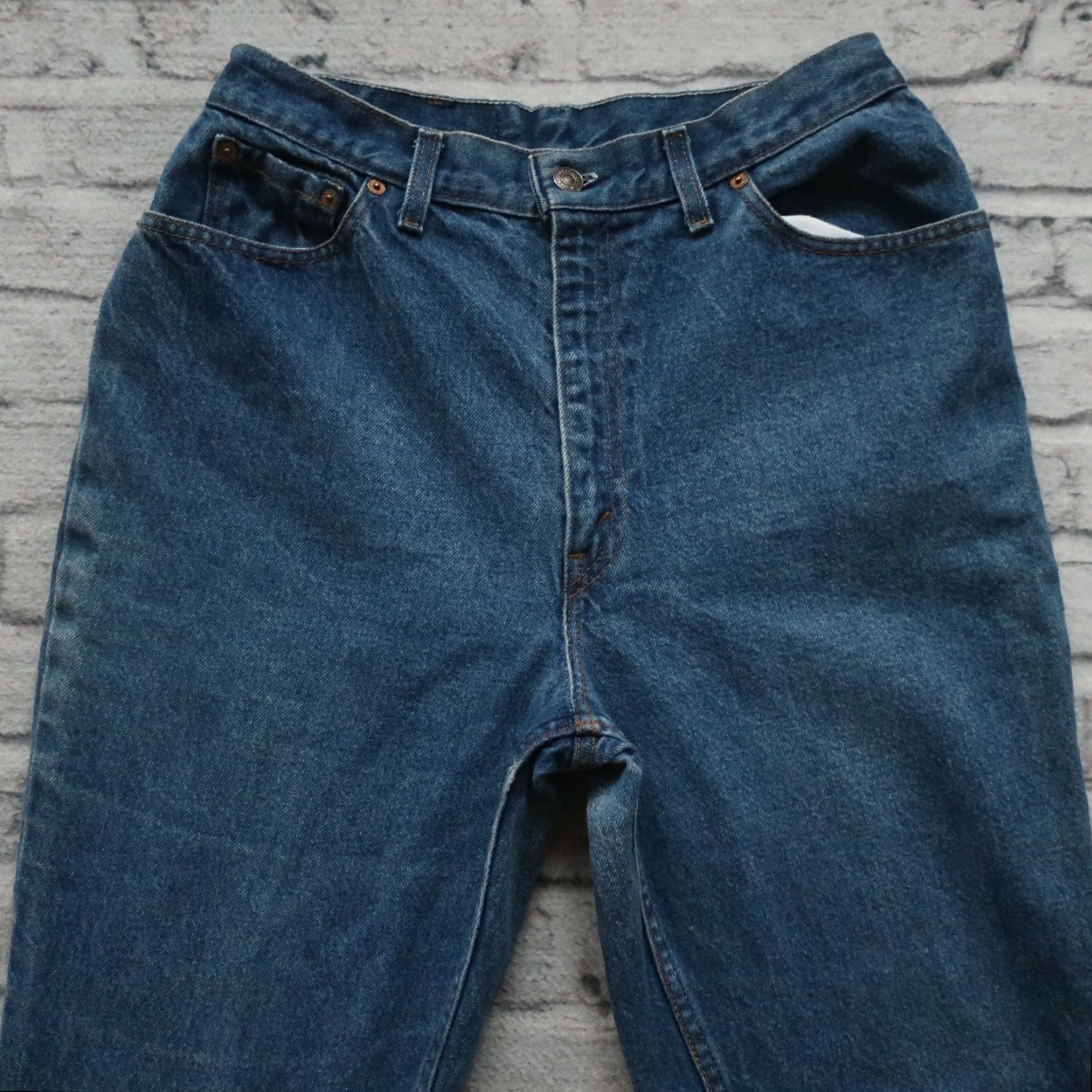 Vintage VINTAGE Levis 505 Denim Jeans Men Jeans 28-29" 30 Medium Wash 34" XS? Size US 30 / EU 46 - 3 Thumbnail