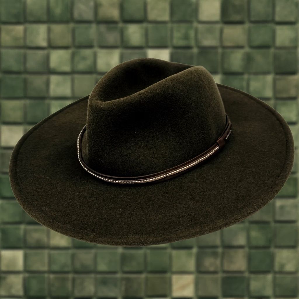 Stetson Stetson Fedora Hat Olive Men's Large Crushable Water Repellent Outdoor USA Made Size ONE SIZE - 1 Thumbnail
