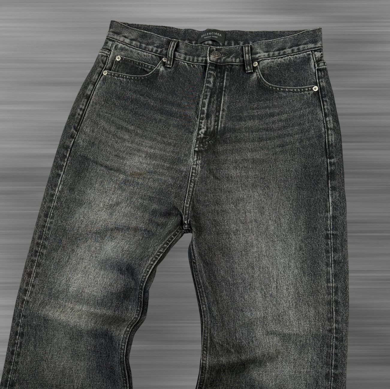 Balenciaga Balenciaca Flared Gray Jeans Size US 32 / EU 48 - 2 Thumbnail