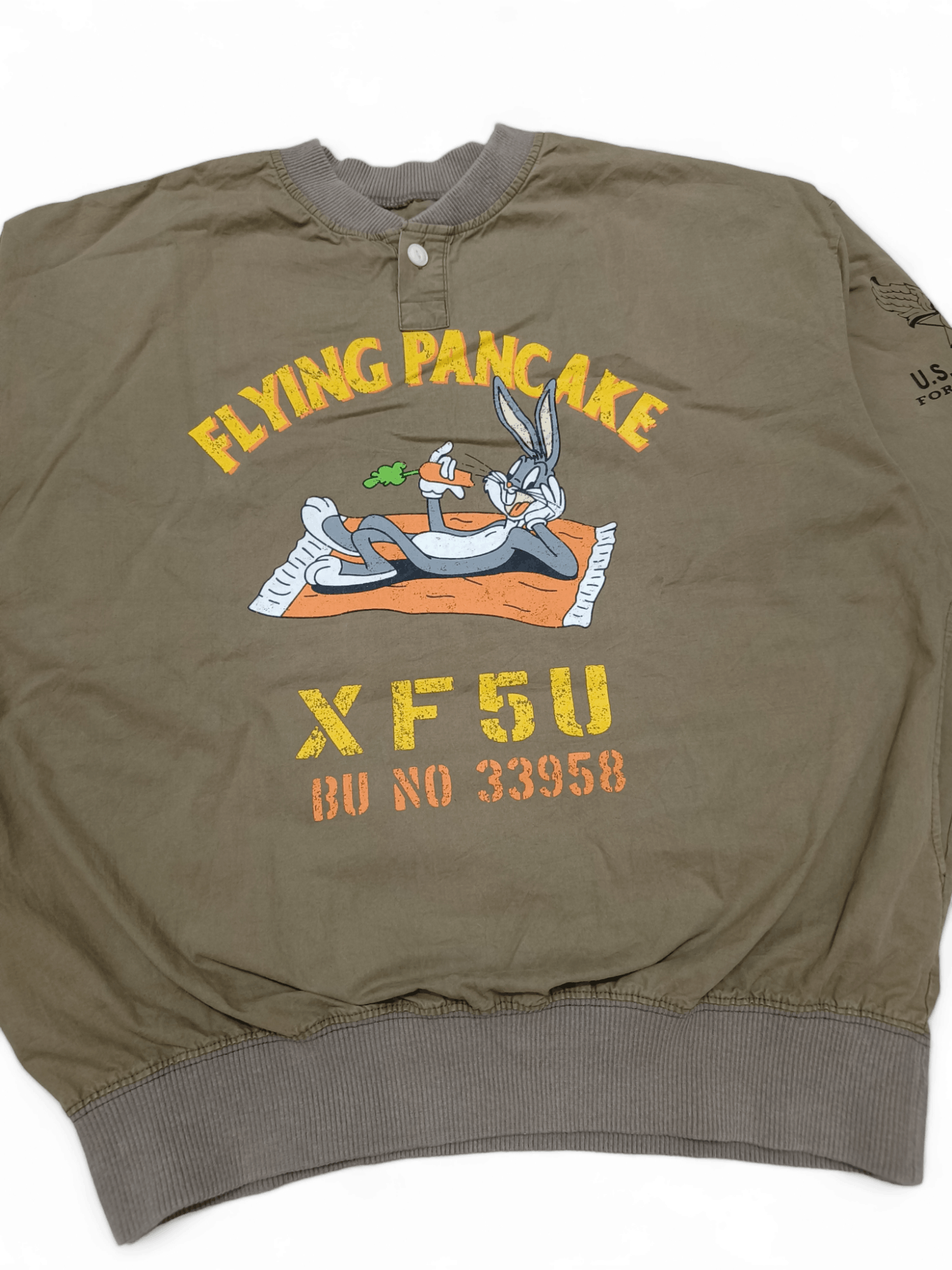 Vintage Vintage Military Style Bugs Bunny USAAF Flying Jacket Size US M / EU 48-50 / 2 - 4 Thumbnail