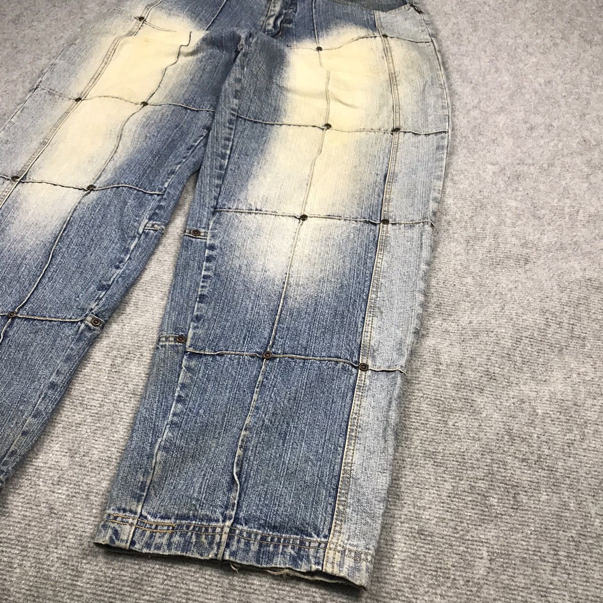 Japanese Brand BAGGY🔥NOIZ JEANS DENIM FADED JAPANESE STYLE PANTS Size US 32 / EU 48 - 4 Thumbnail