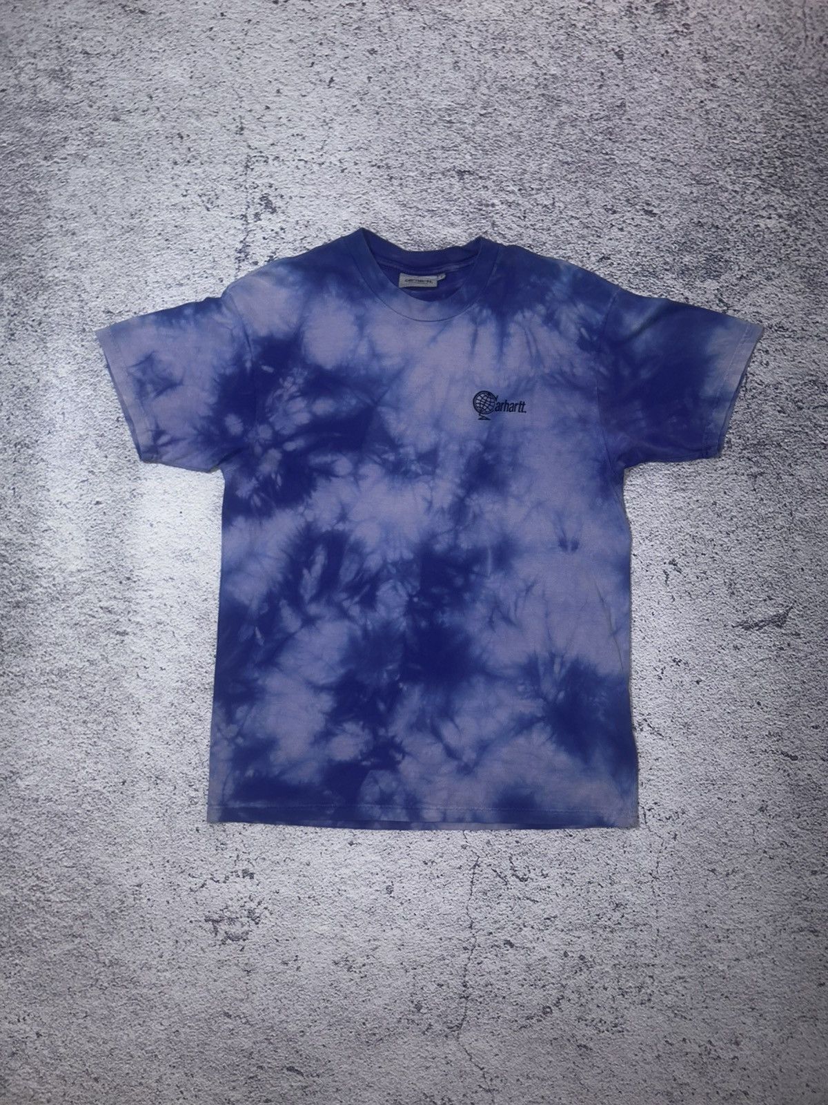 Carhartt Carhartt WIP “Global” Tie-Dye Tee Blue / Purple Wash Size US S / EU 44-46 / 1 - 2 Thumbnail
