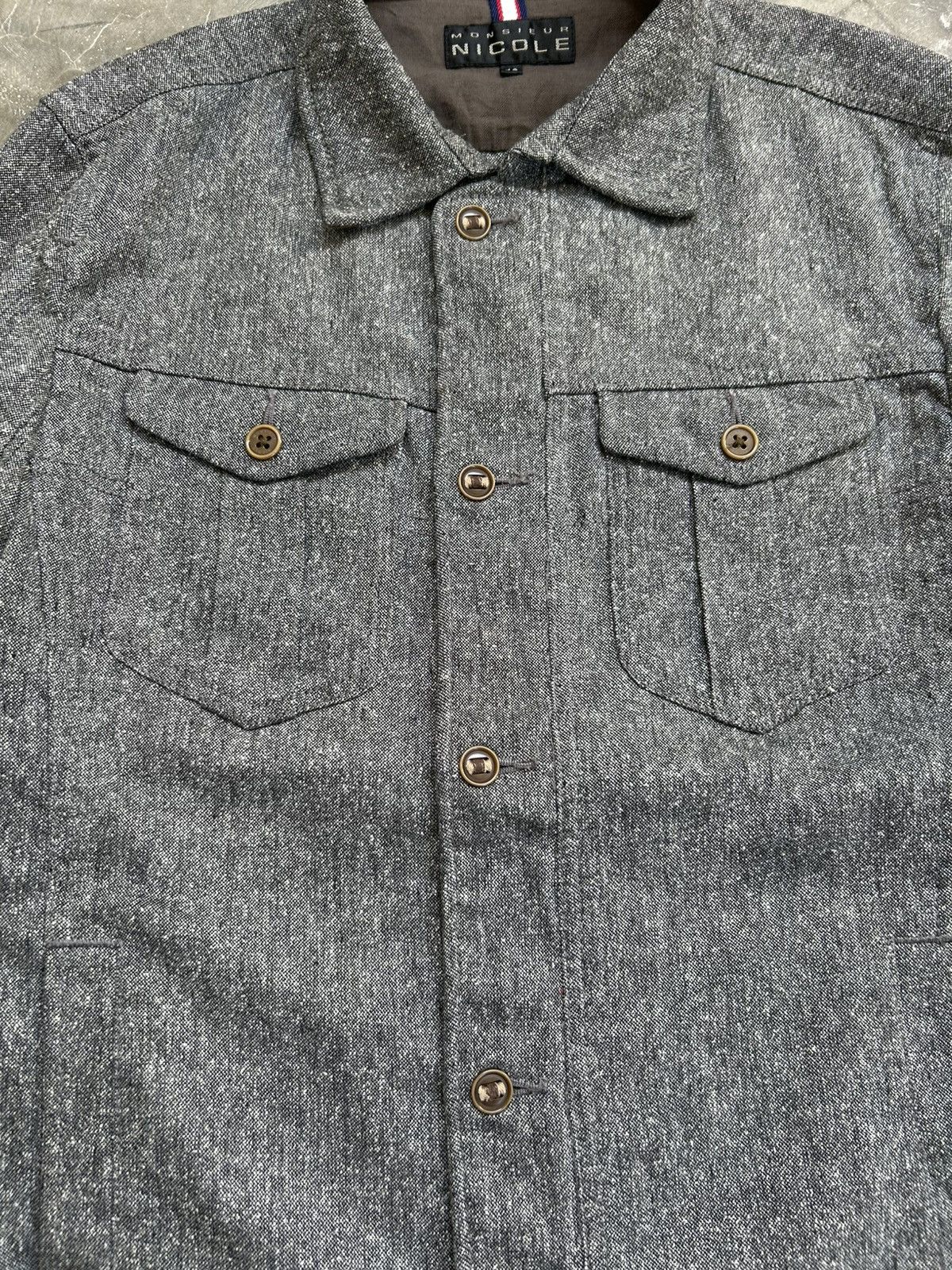 Nicole Club 2000s Nicole Club Wool Button Up Jacket Size US M / EU 48-50 / 2 - 2 Thumbnail