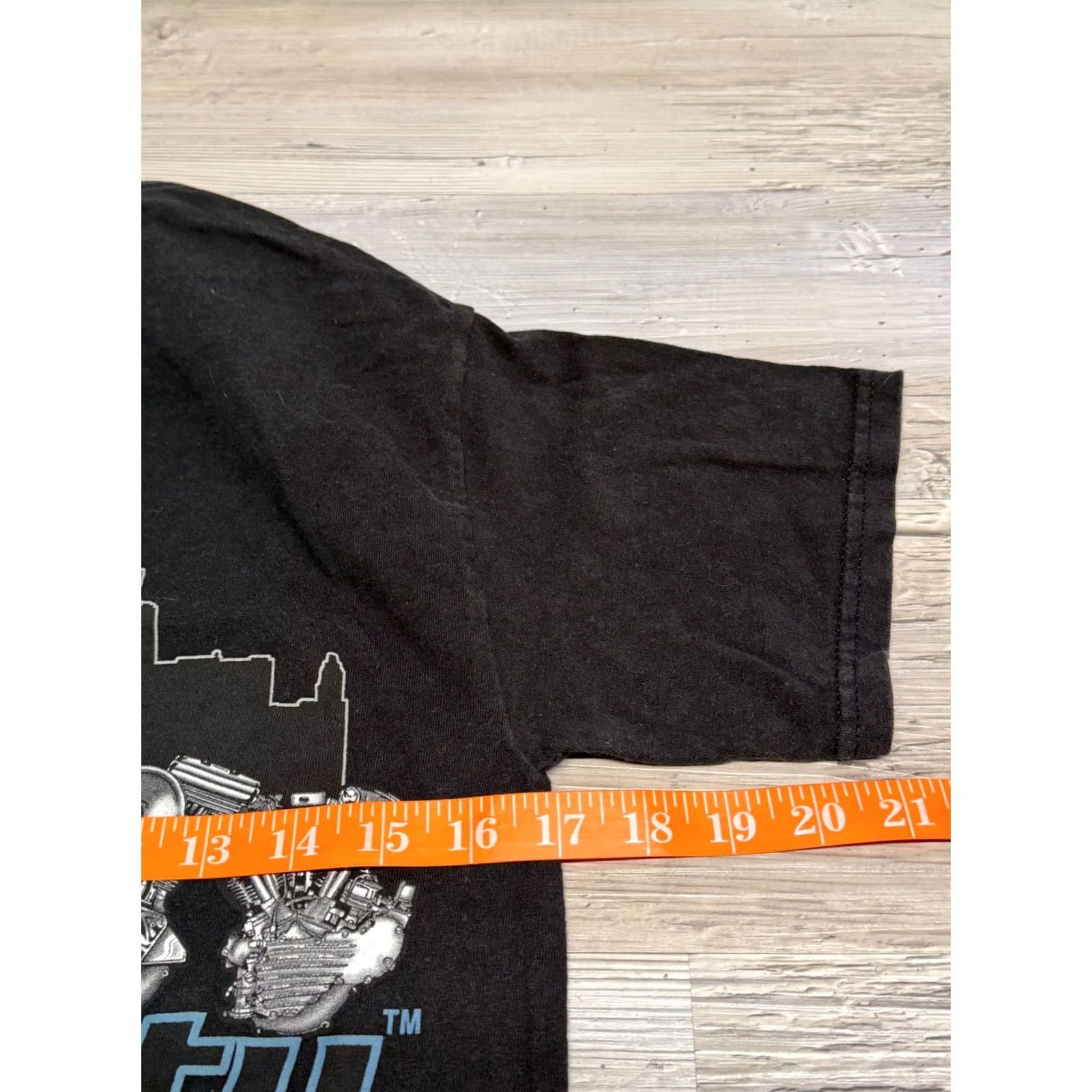 Harley Davidson Harley-Davidson T-Shirt Motor City Detroit Michigan Double Sided Graphic Tee S Black Cotton Vintage Men Size US S / EU 44-46 / 1 - 7 Thumbnail