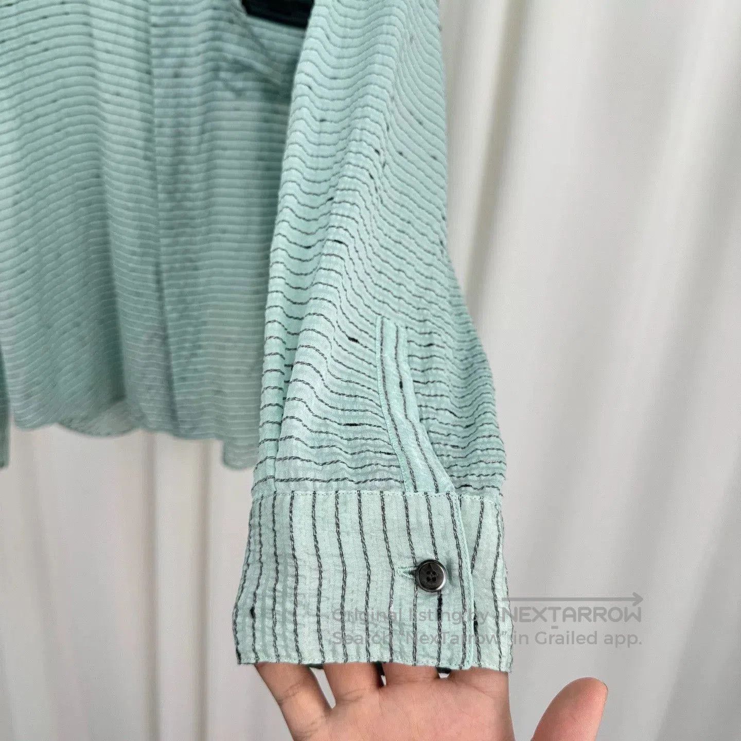 Dior new embroidered silk long sleeve shirt. Size US M / EU 48-50 / 2 - 4 Thumbnail