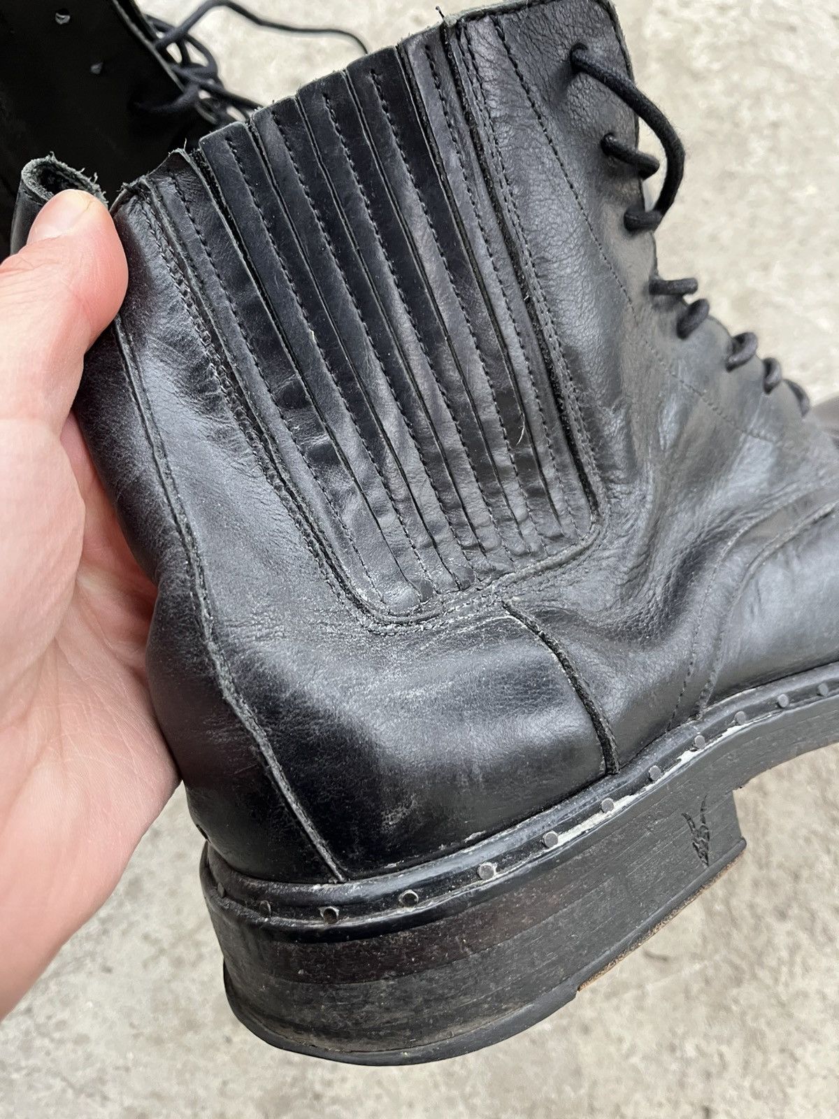 Allsaints Allsaints Distressed Leather Chelsea Ankle Boots Shoes Size US 10 / EU 43 - 9 Thumbnail
