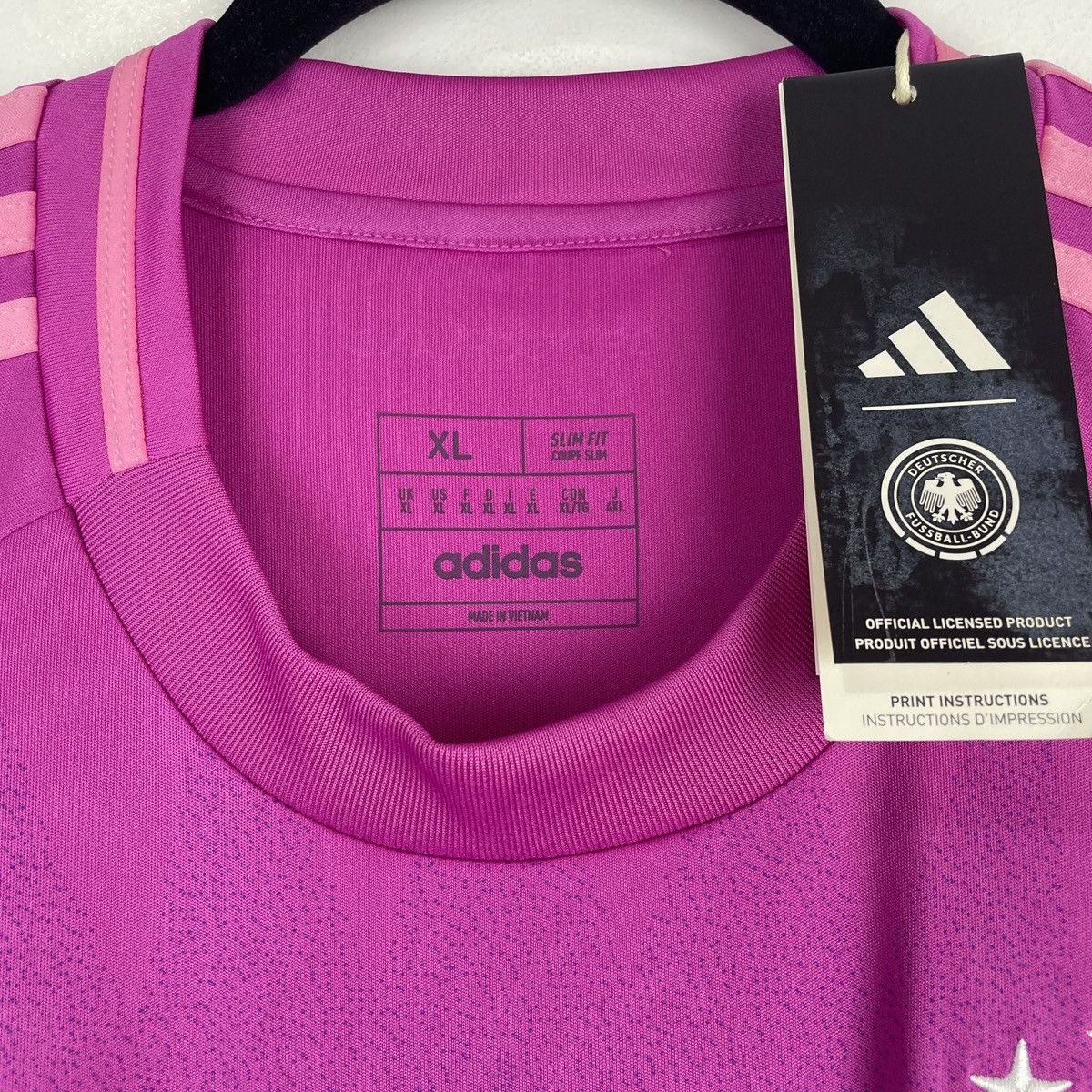 Adidas Germany Maximilian Beier Adidas Pink Jersey Euro 2024 sz XL Size US XL / EU 56 / 4 - 5 Thumbnail