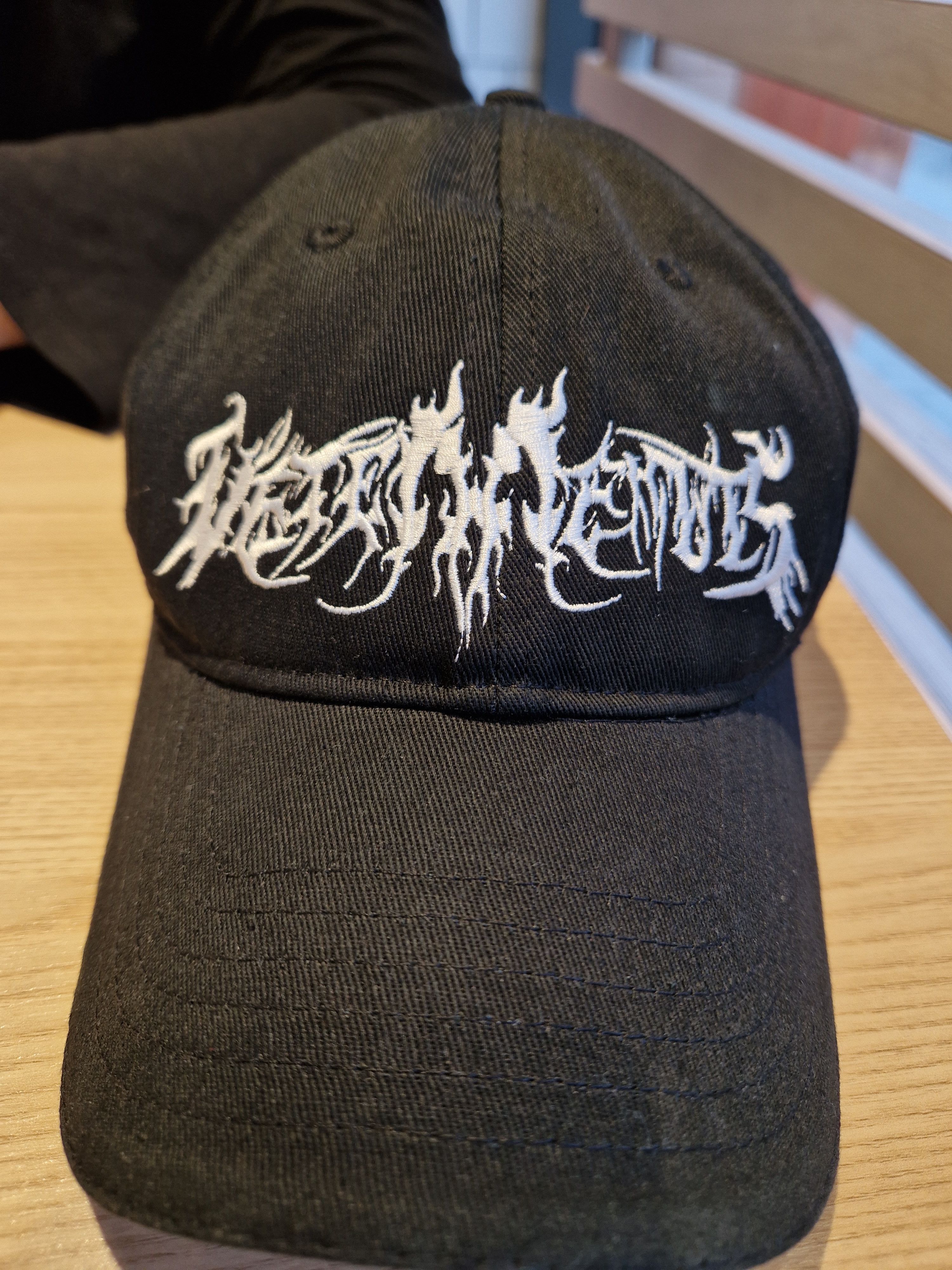 image of Vetements Goth Cap Hat New in Black/White, Men's