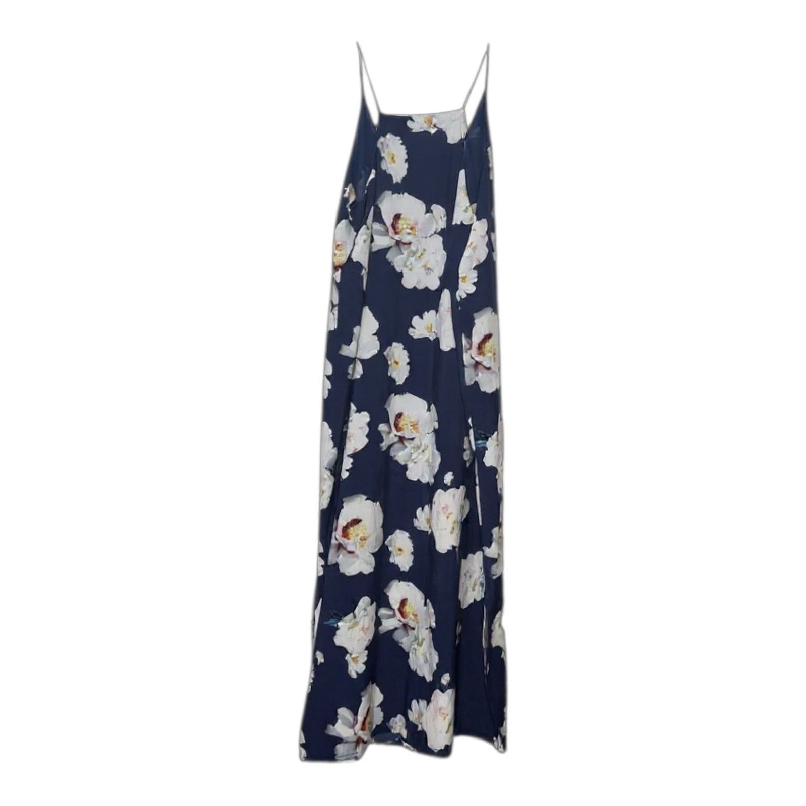 Other Martin Grant Vintage Style PinUp Long Navy Blue Dress | Grailed