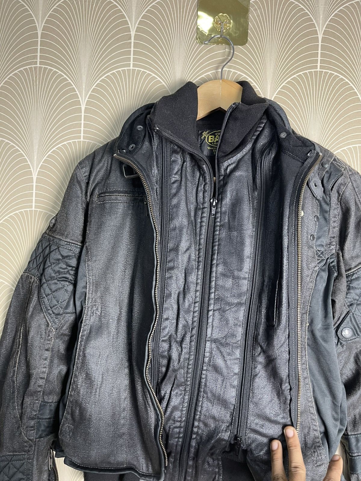Bates Hats × Vanson Leathers VINTAGE BATES LEATHERS BIKER JACKET DOUBLE LAYER Size US M / EU 48-50 / 2 - 11 Thumbnail