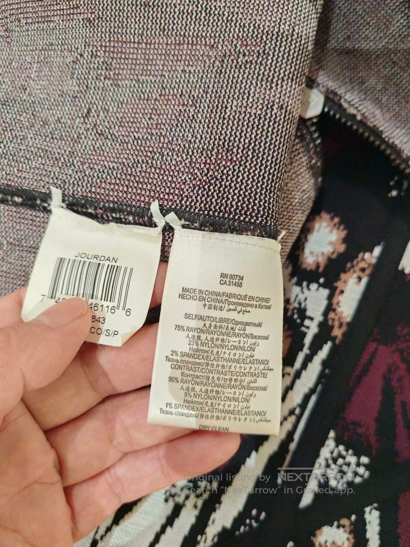 Charles Jourdan JOURDAN Women's Dress. Size M / US 6-8 / IT 42-44 - 3 Thumbnail