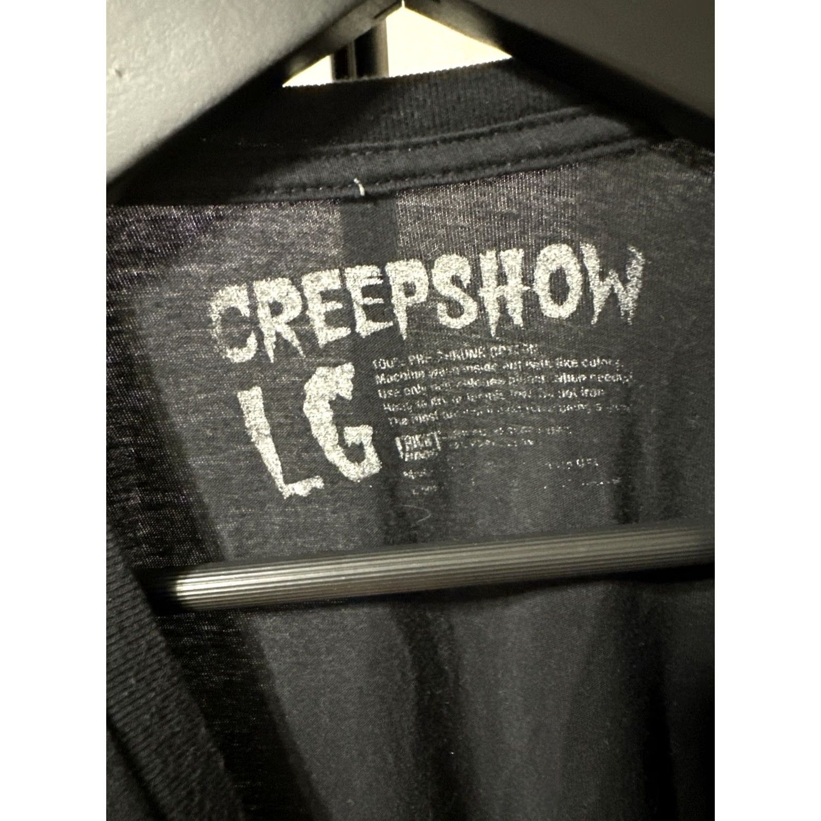Vintage Fright Rags Creepshow Horror Movie T Shirt Black Graphic Tee Size L Mens Size US L / EU 52-54 / 3 - 4 Thumbnail