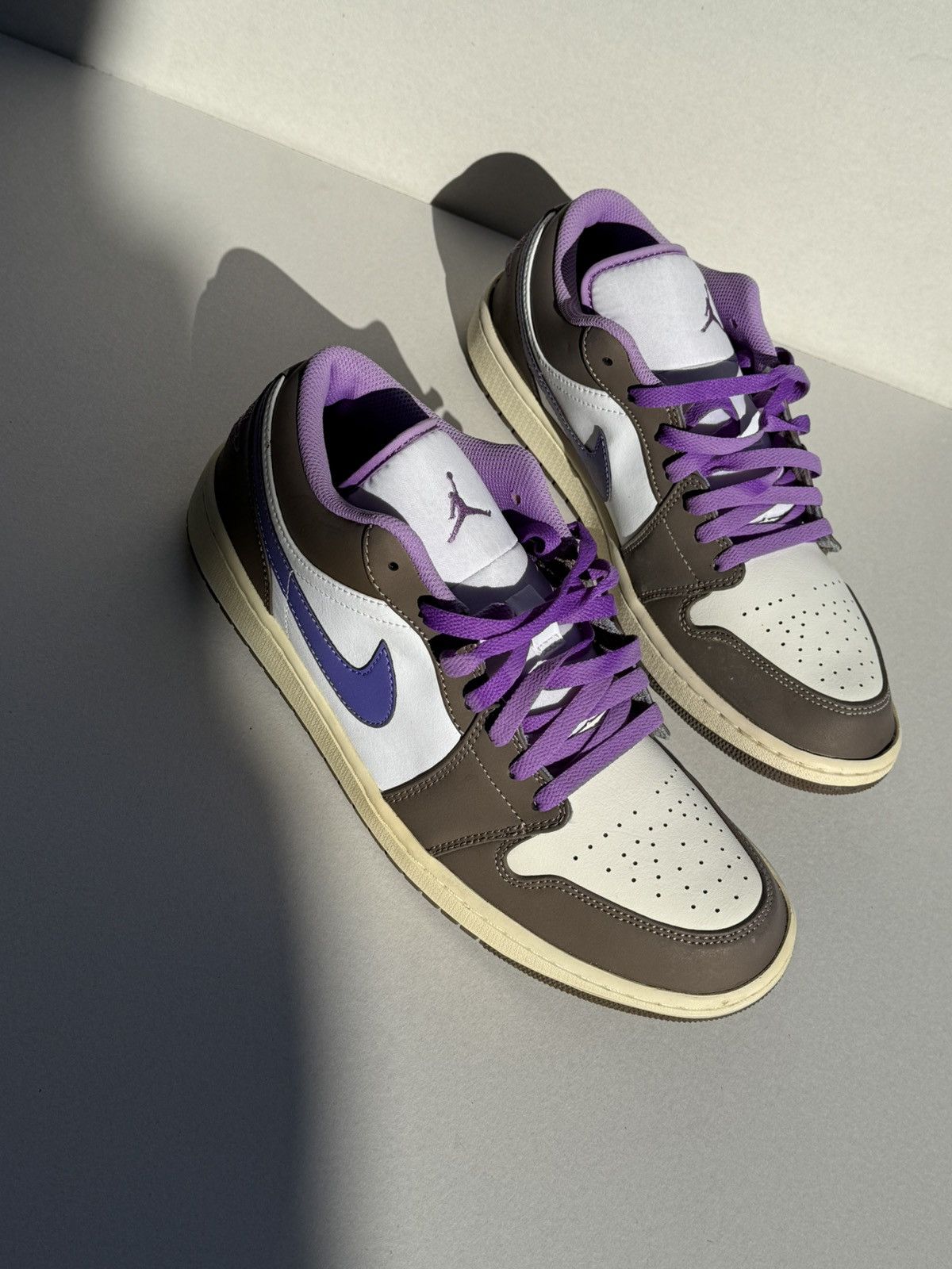 (new+box) Custom Air Jordan 1 Low Men Sz 12 US (sun-dried)