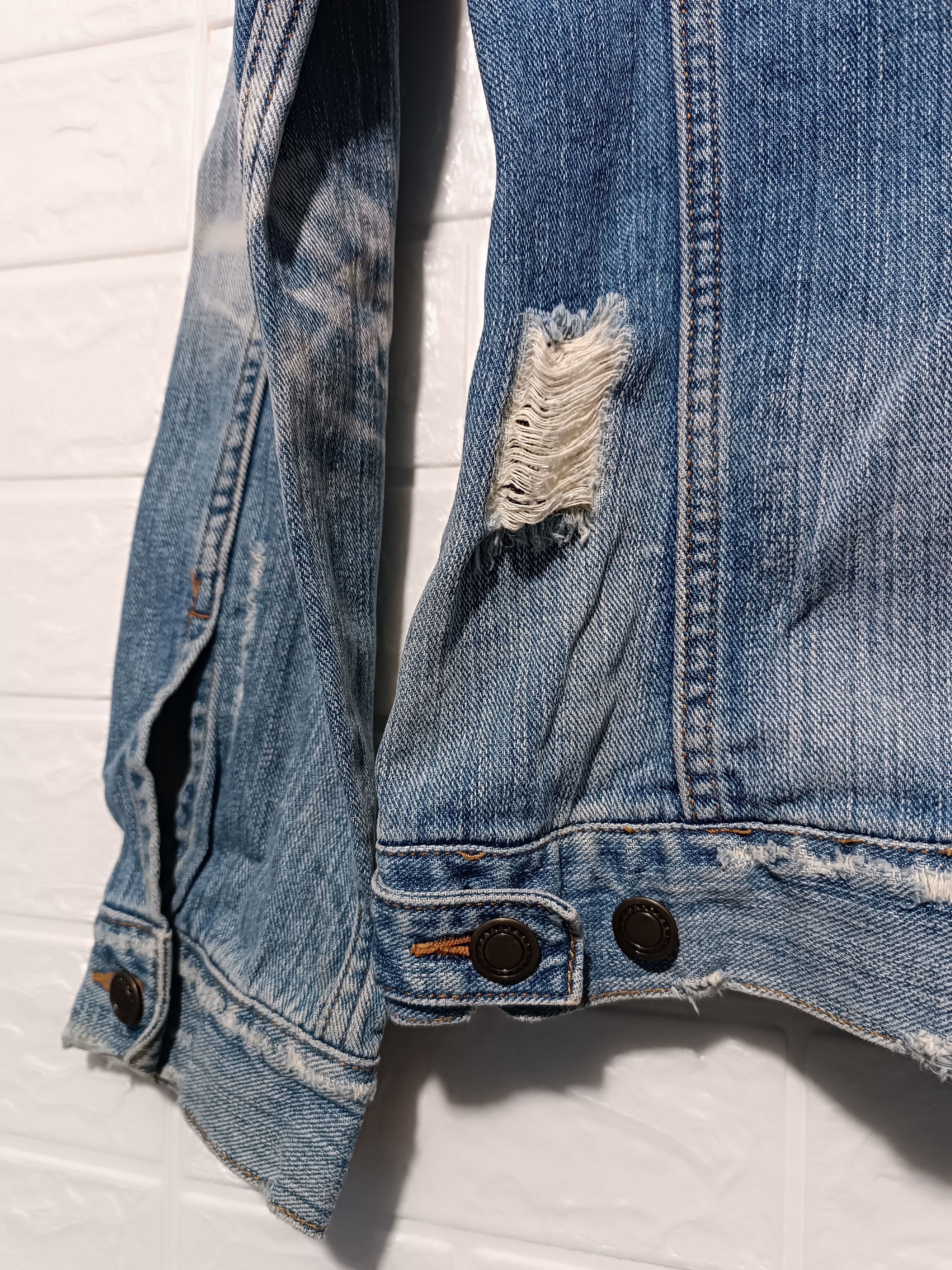 Japanese Brand Japanese Ripped Denim Jacket If Six Was Nine Style Size US M / EU 48-50 / 2 - 10 Thumbnail