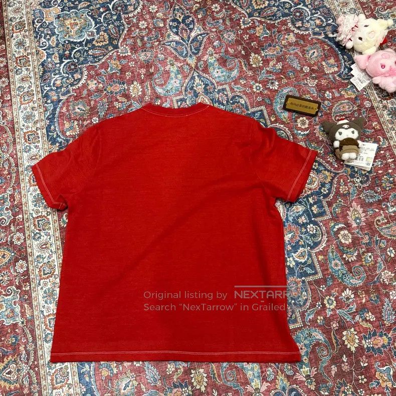 Our Legacy Our Legacy Red T-Shirt, Simple Casual Retro Short Sleeve Size US M / EU 48-50 / 2 - 5 Thumbnail